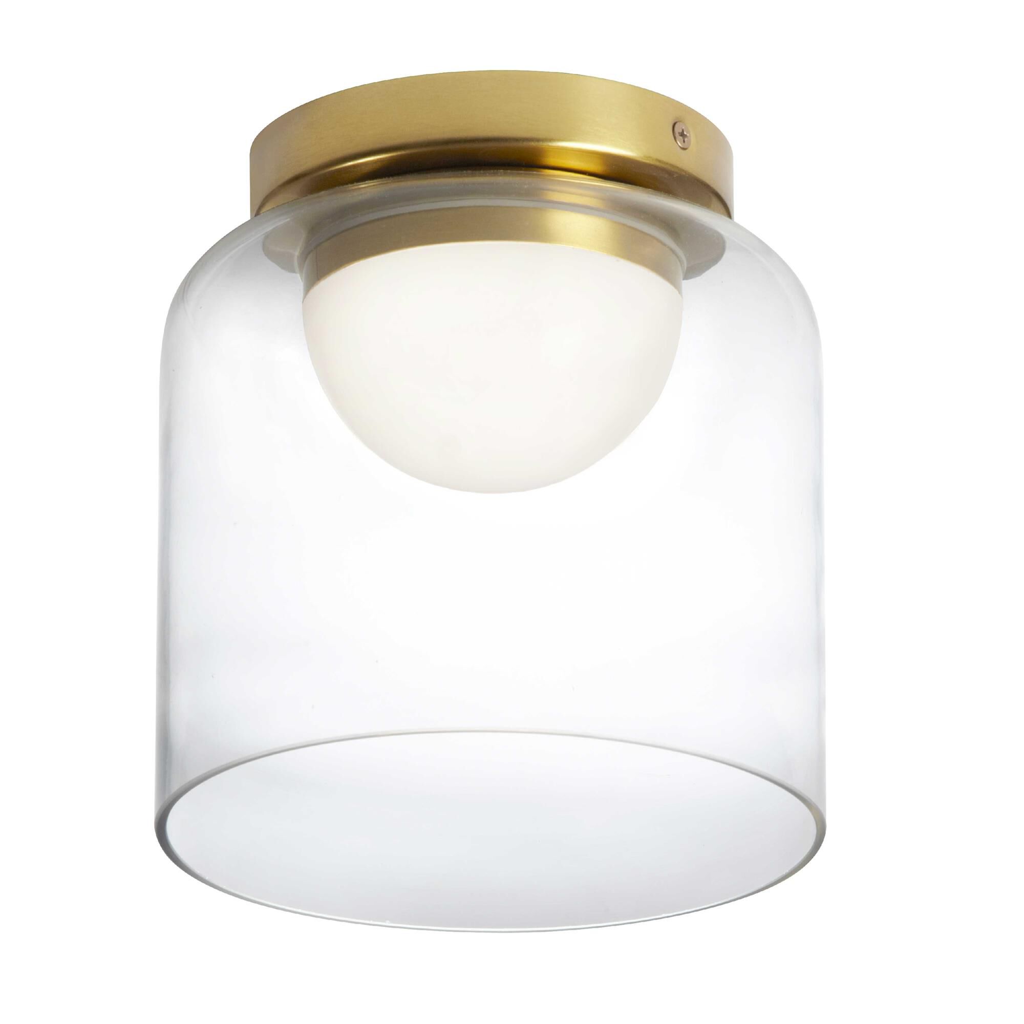 Nadine 7 Inch 1 Light Flush Mount by Dainolite