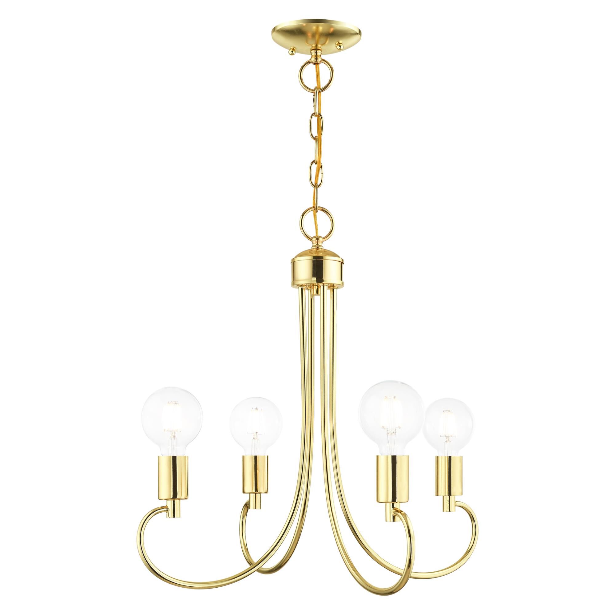 Bari 4 Light Mini Chandelier by Livex Lighting