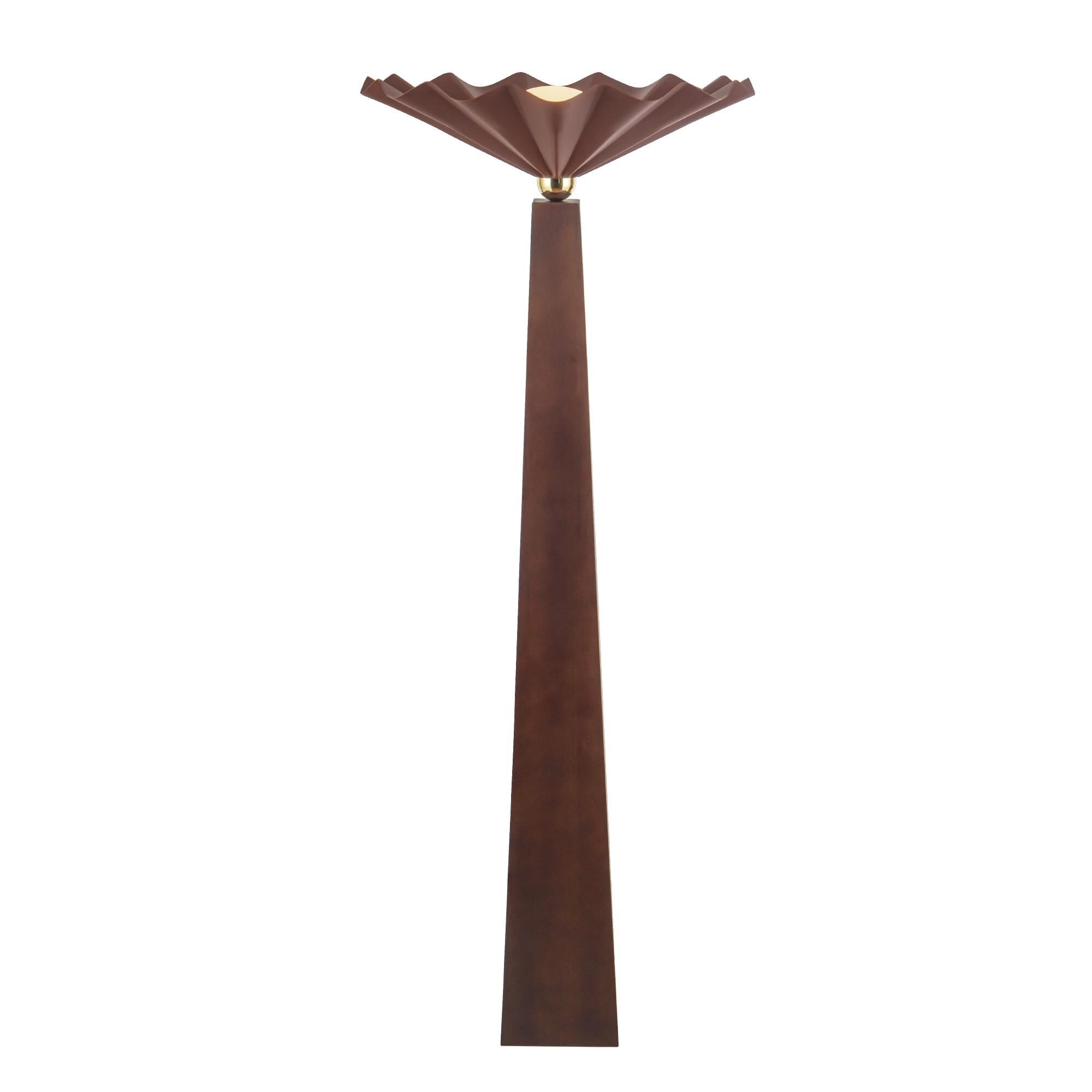 Shown in Burgundy finish and Matte Opal glass