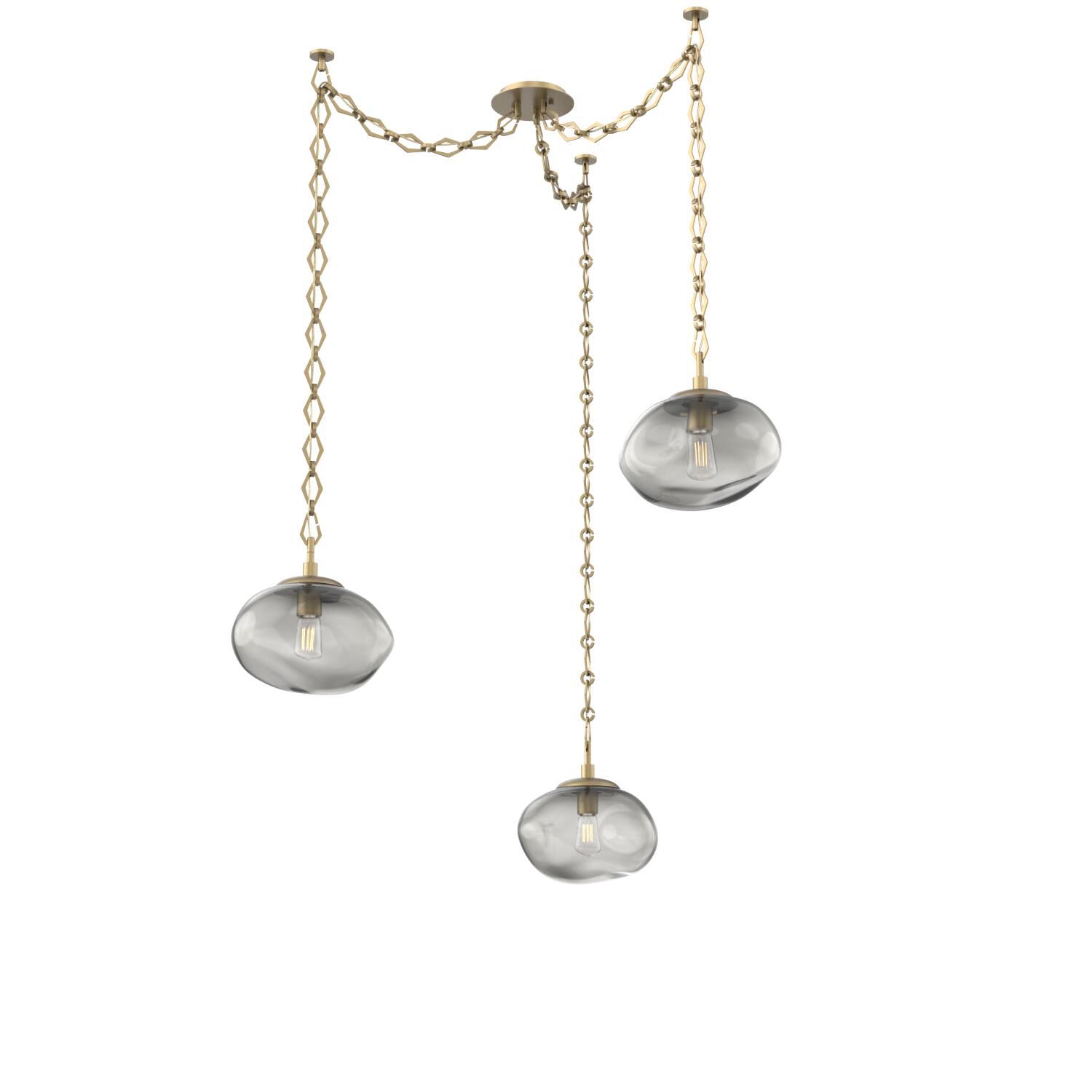 Levi Wilson Nova 19 Inch Multi Pendant Light by Hammerton Studio