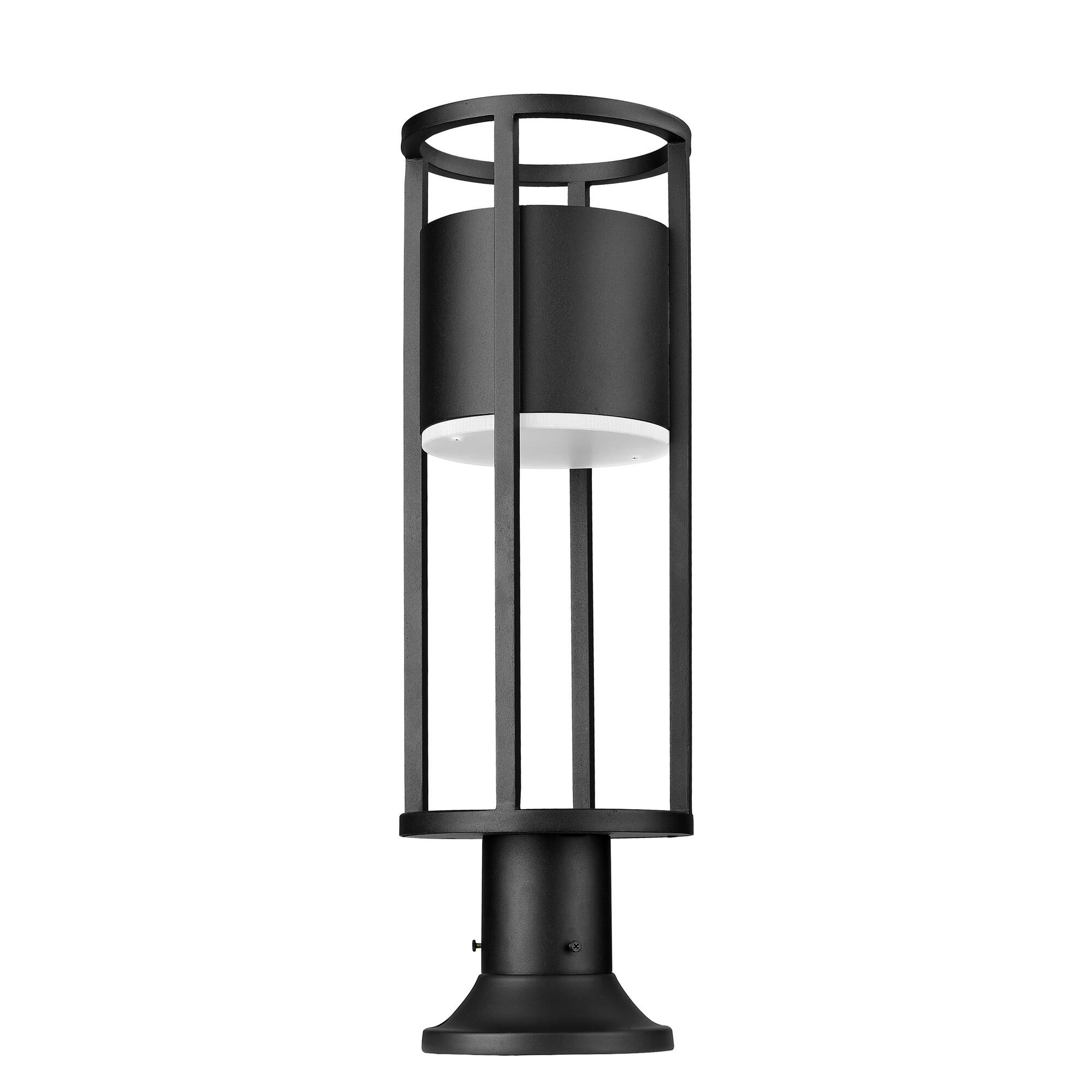 Shown in Matte Black finish and Etched glass