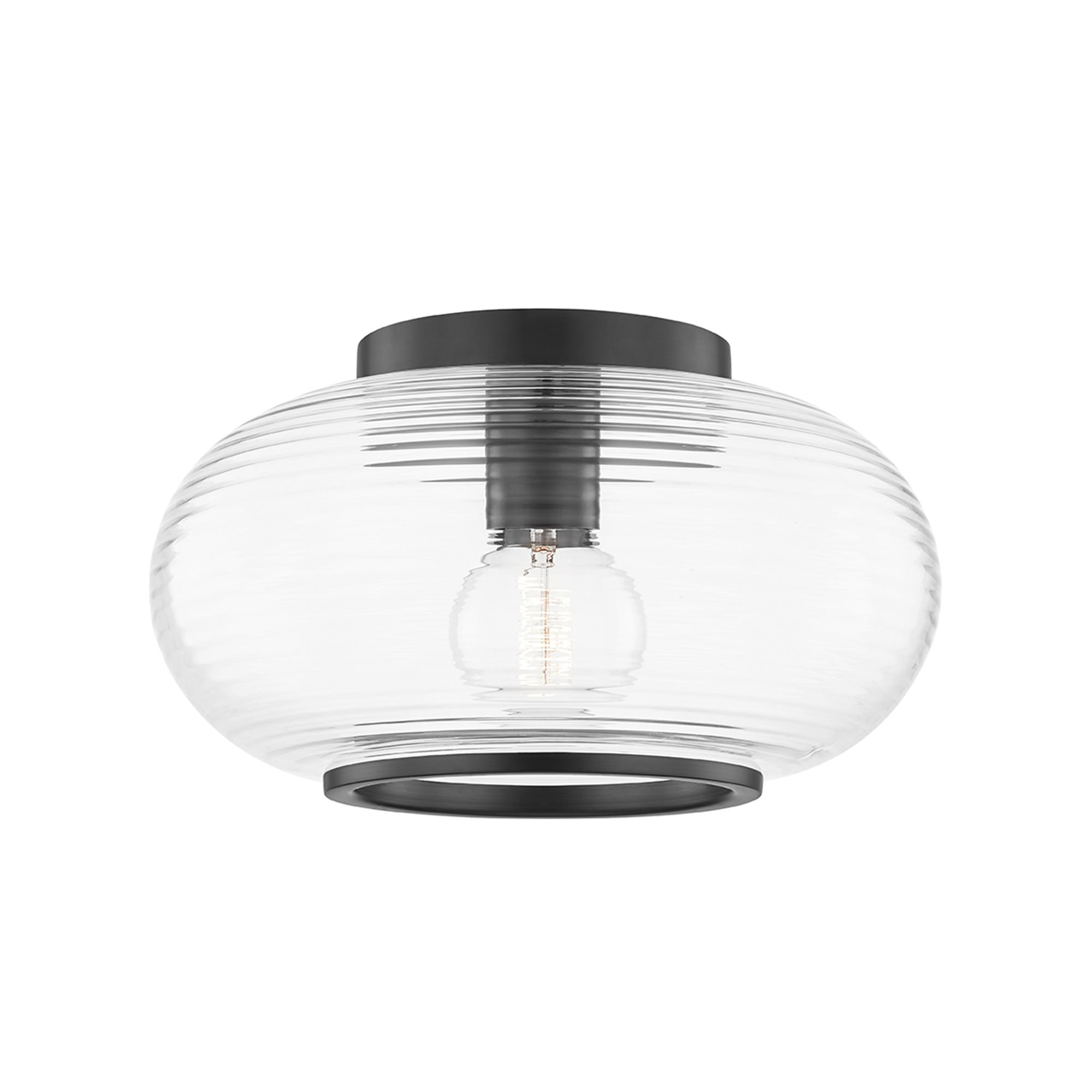 Maggie 13 Inch Semi Flush Mount,