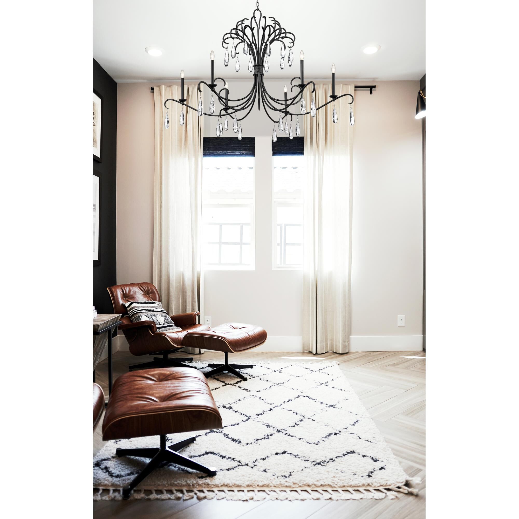 Amara 58 Inch 6 Light Chandelier by Z-Lite