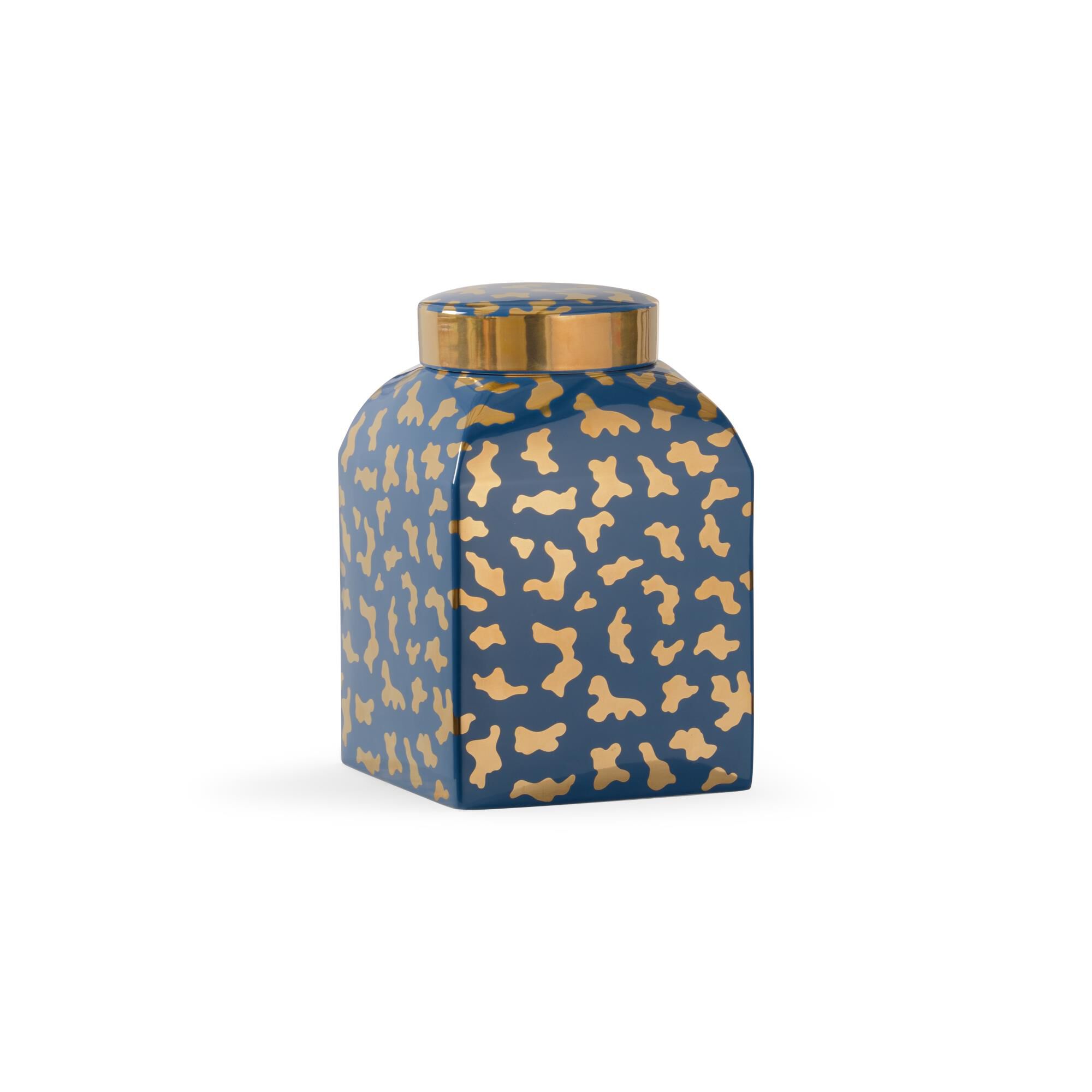 Shown in Blue Glaze/Metallic Gold finish