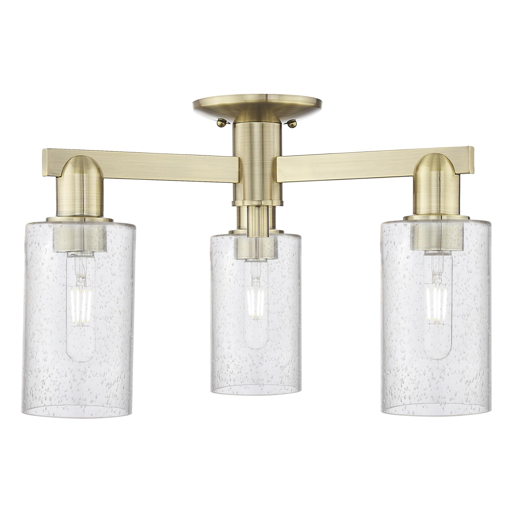 Bruno Marashlian Clymer 21 Inch Semi Flush Mount by Innovations Lighting
