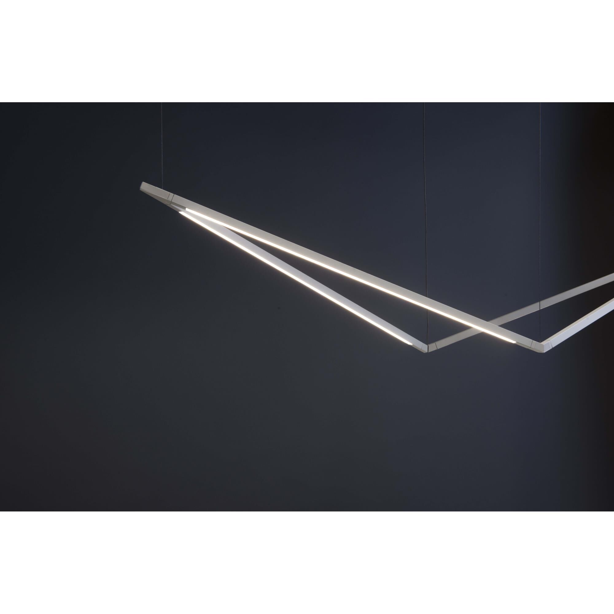 Kenneth Ng, Edmund Ng Z-Bar Pendant 48 Inch LED Large Pendant by Koncept