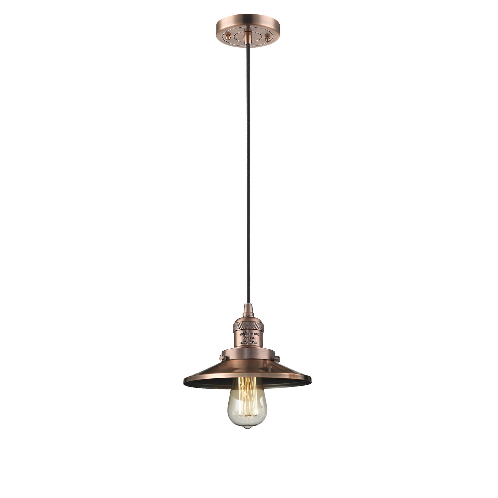 Bruno Marashlian Railroad 8 Inch Mini Pendant by Innovations Lighting
