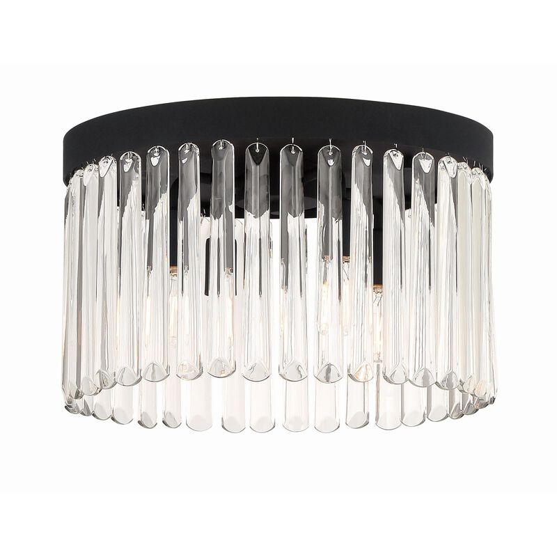 Emory 15 Inch 4 Light Flush Mount by Crystorama