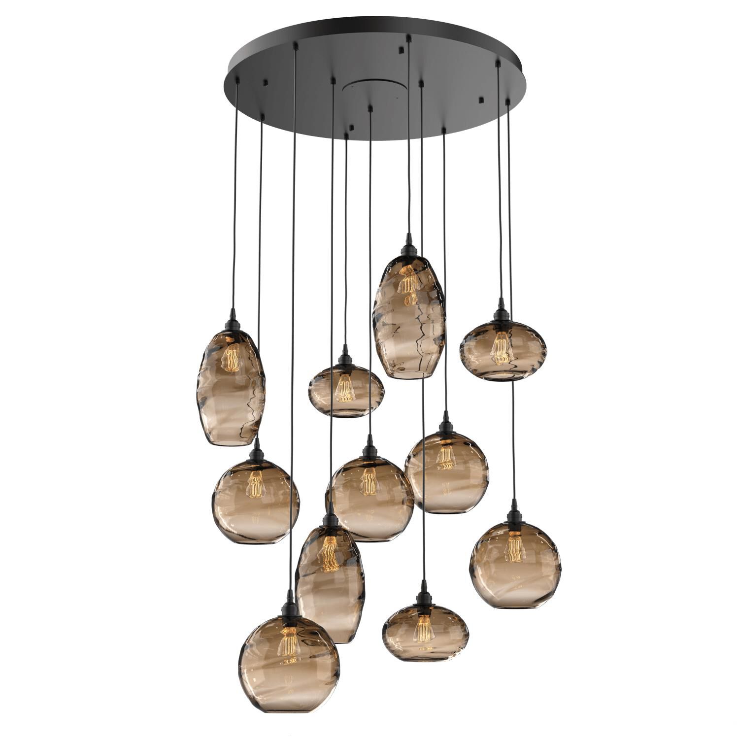 Misto 36 Inch 11 Light Multi Light Pendant by Hammerton Studio