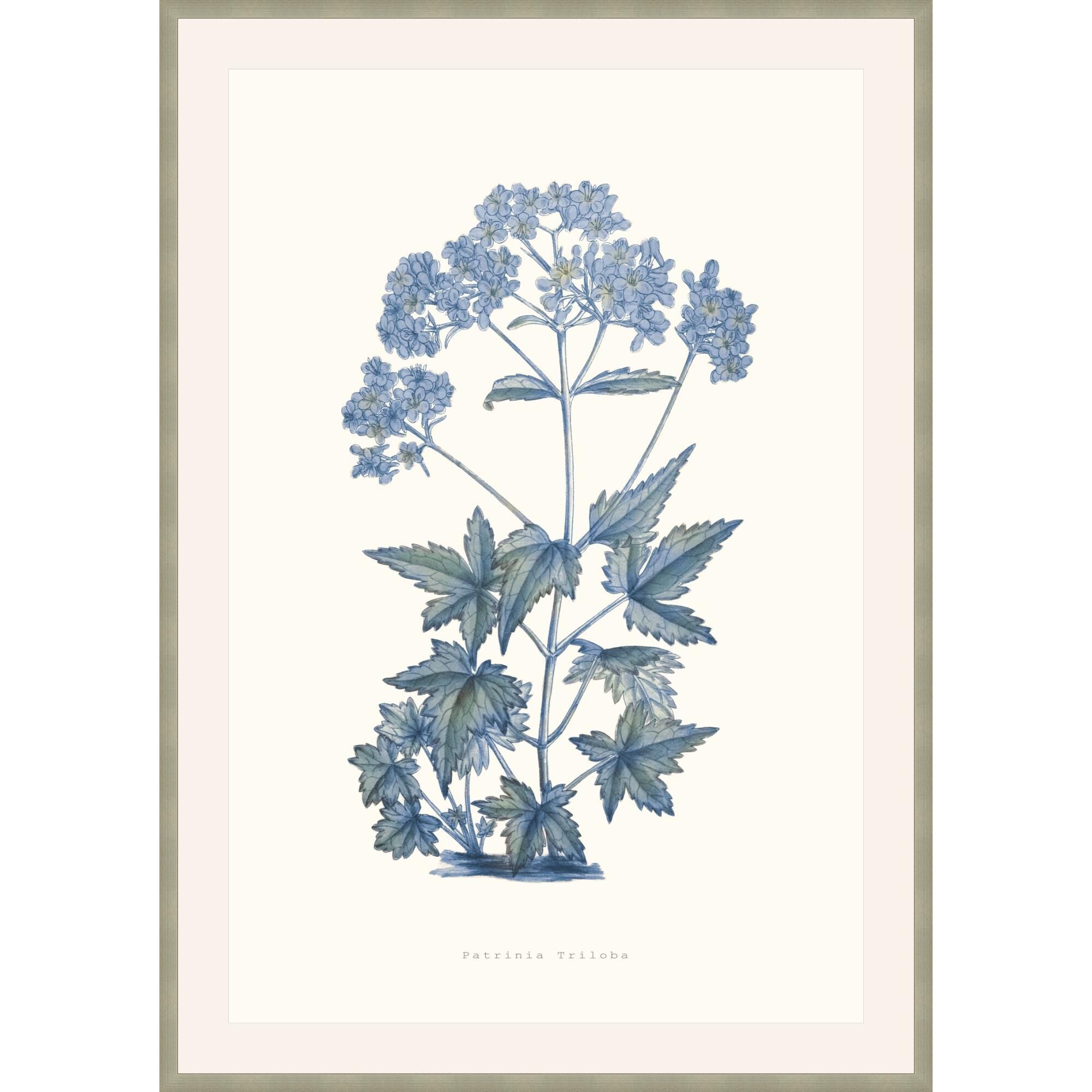 Studio L57 Nouvelle Bouquet Blue Print by LEVEL57