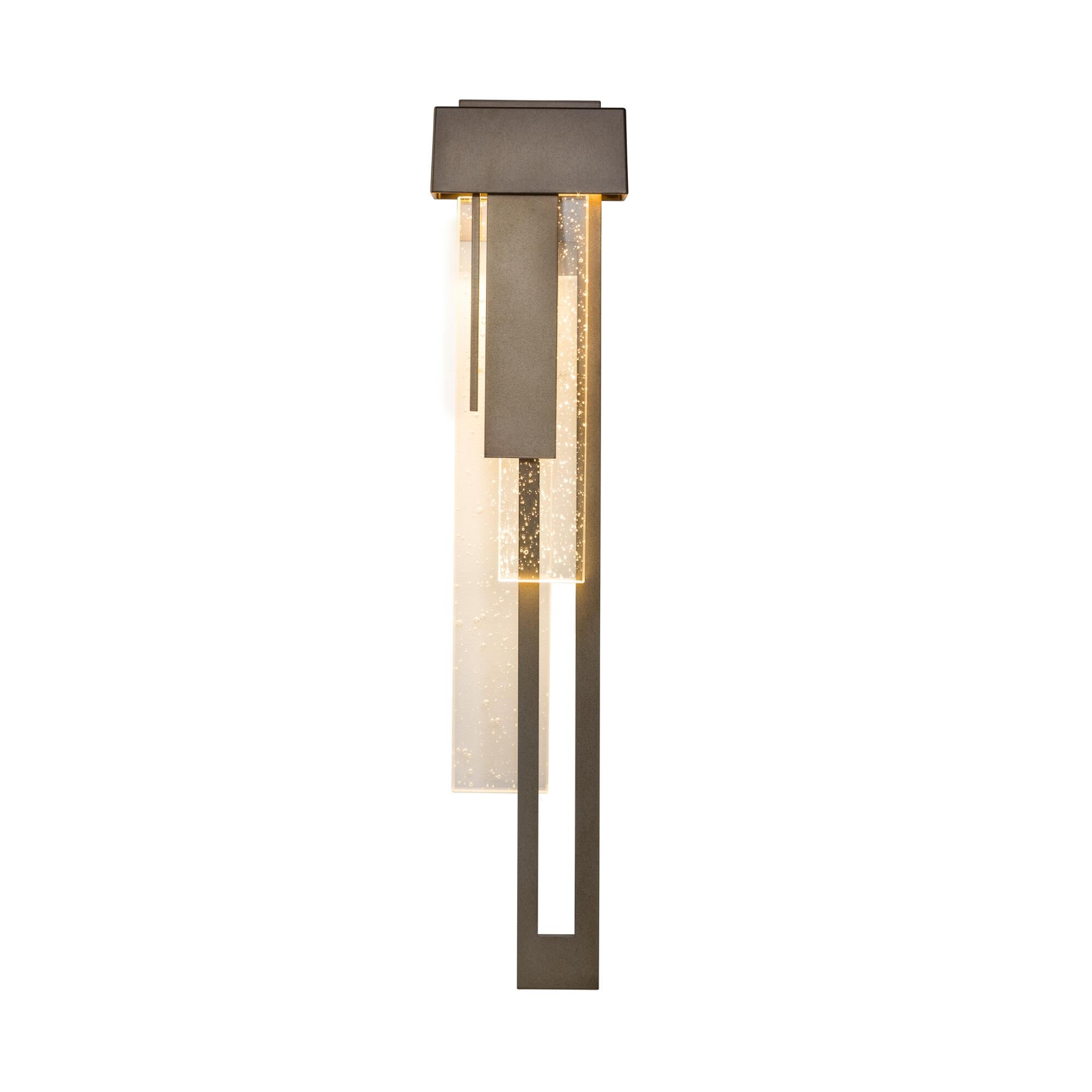 Hubbardton Forge Rainfall 30 Inch Tall LED Outdoor Wall Light
