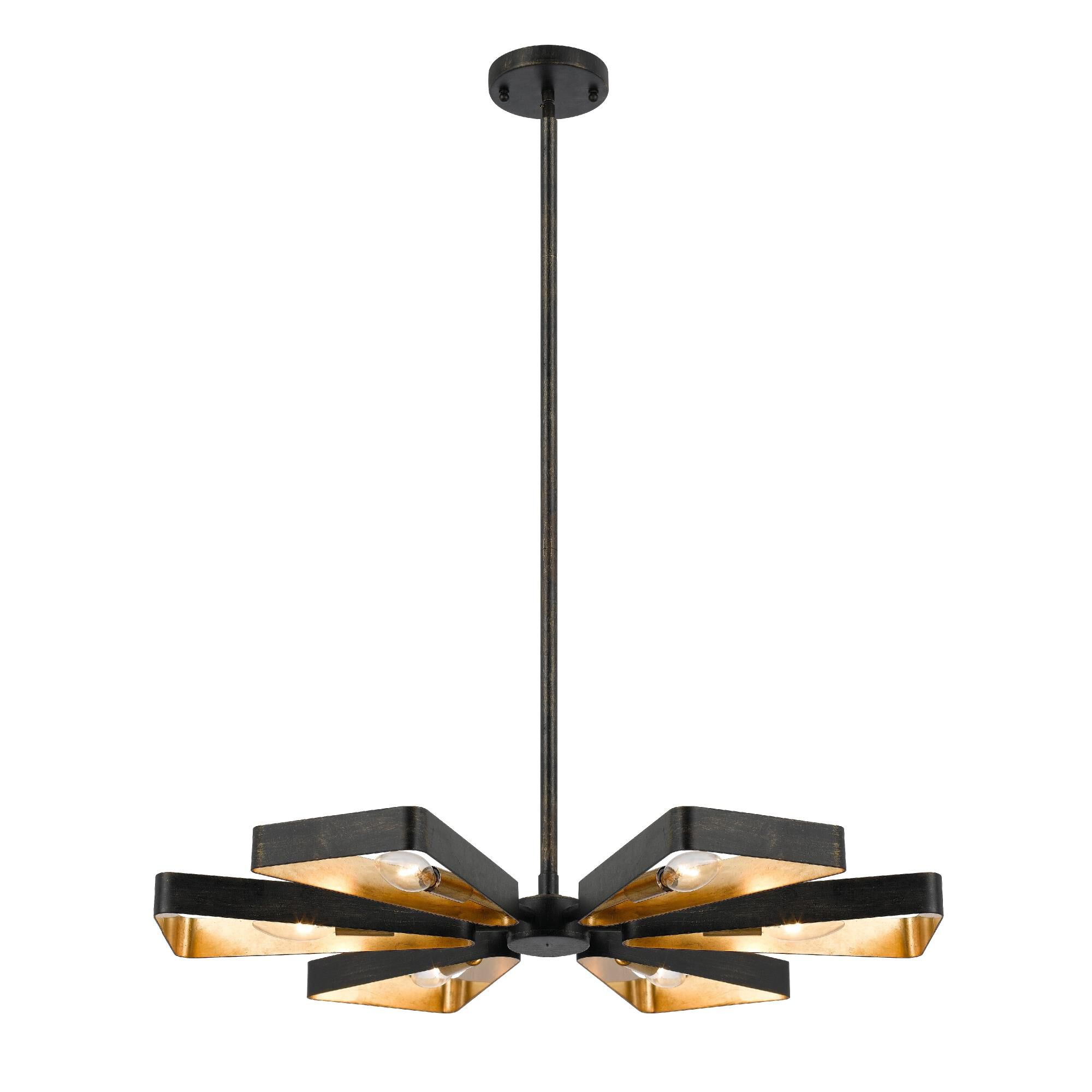 Luna 27 Inch 6 Light Chandelier by Crystorama