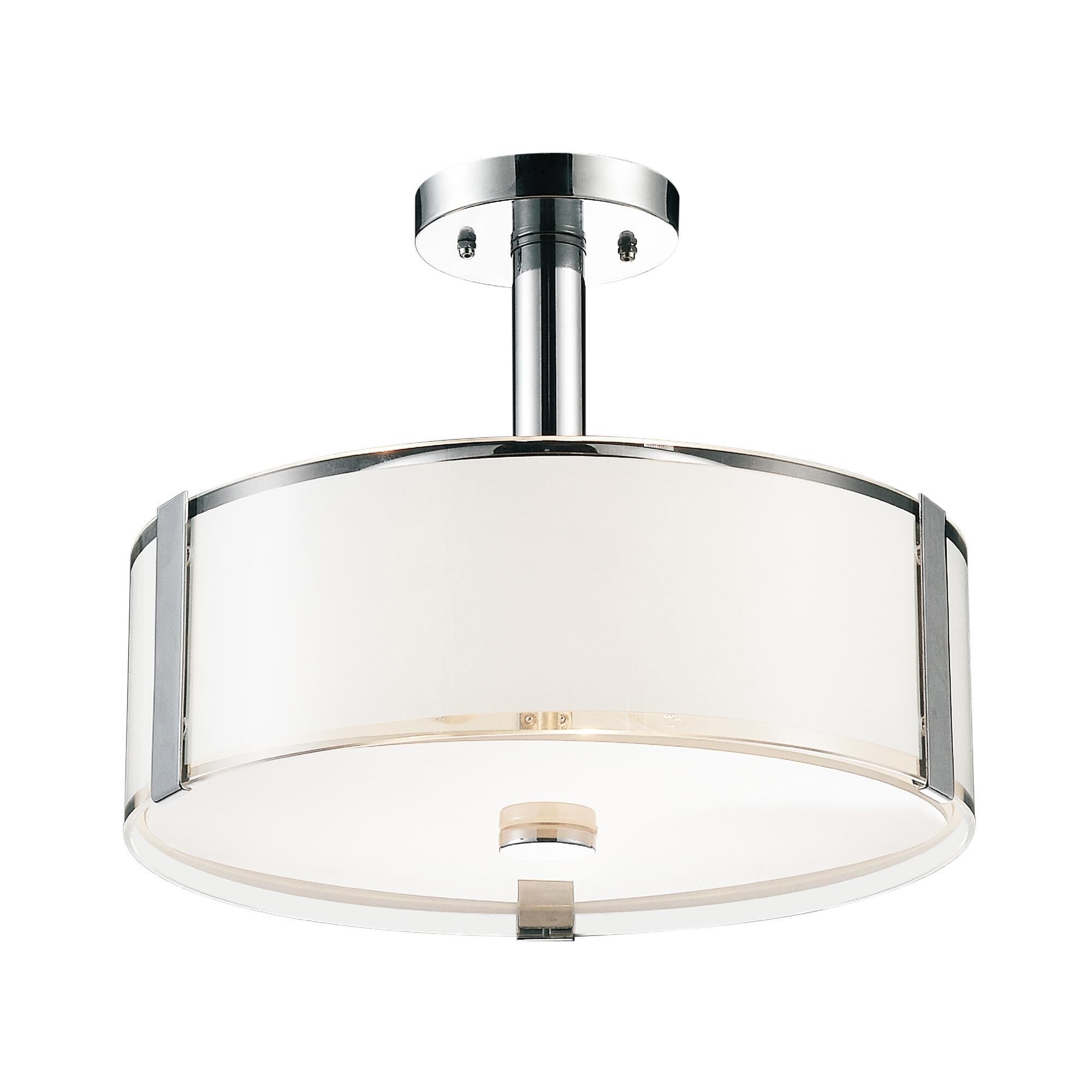 Lucie 21 Inch 5 Light Semi Flush Mount by CWI Lighting