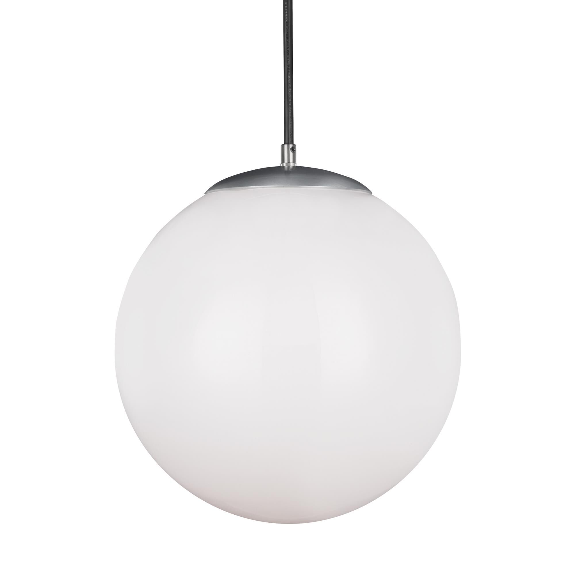 Shown in Satin Aluminum finish and Smooth White  Diffuser glass and Smooth White Glass Diffuser shade