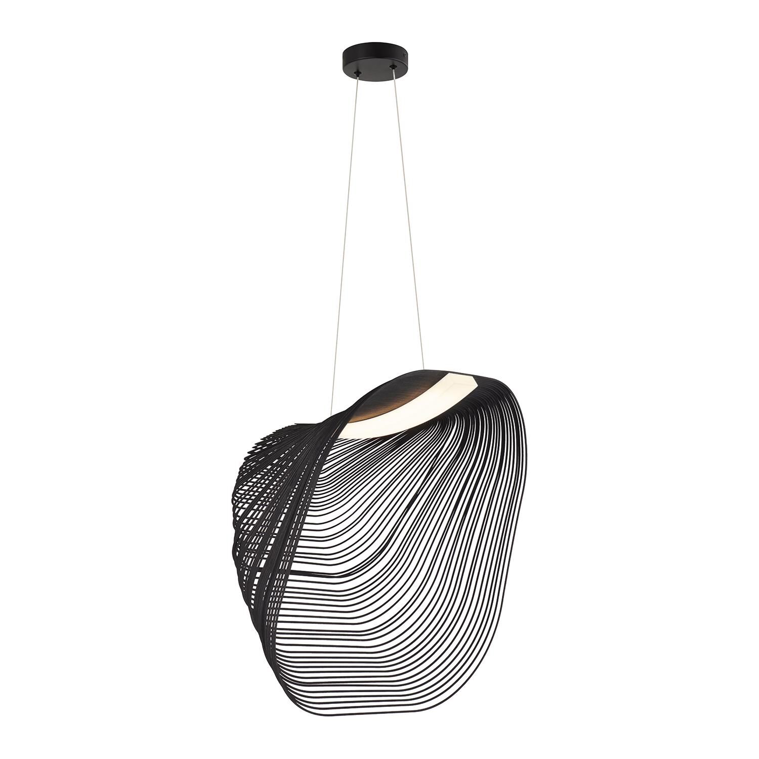 Eco Madera 24 Inch Large Pendant by Justice Design Group