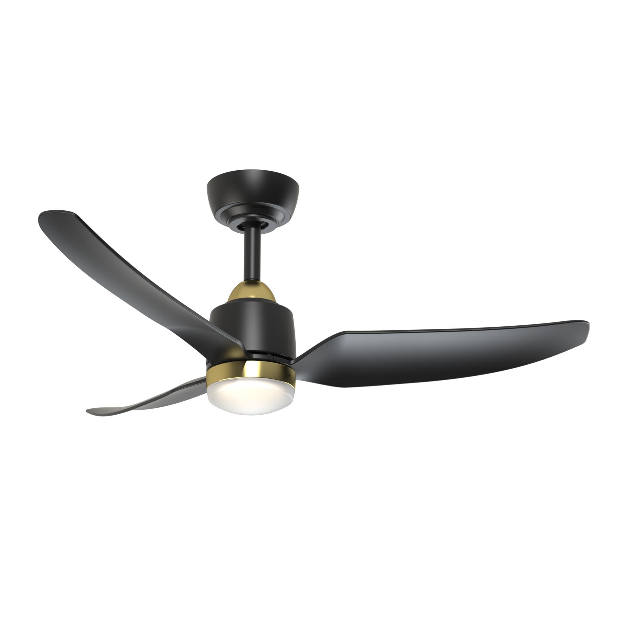 Shown in Brushed Gold finish and Frosted Polycarbonate Lens shade