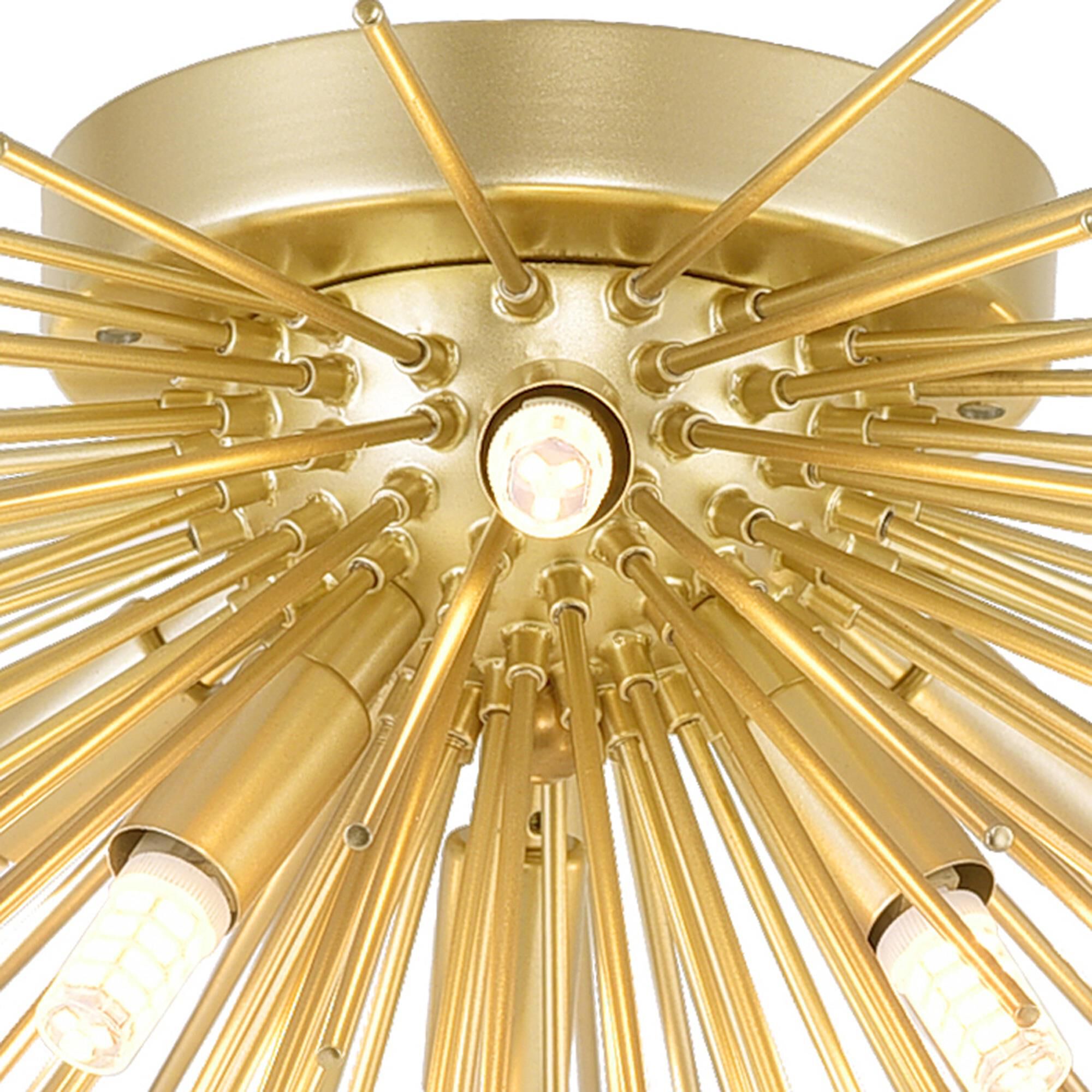 Savannah 20 Inch 6 Light Flush Mount by CWI Lighting