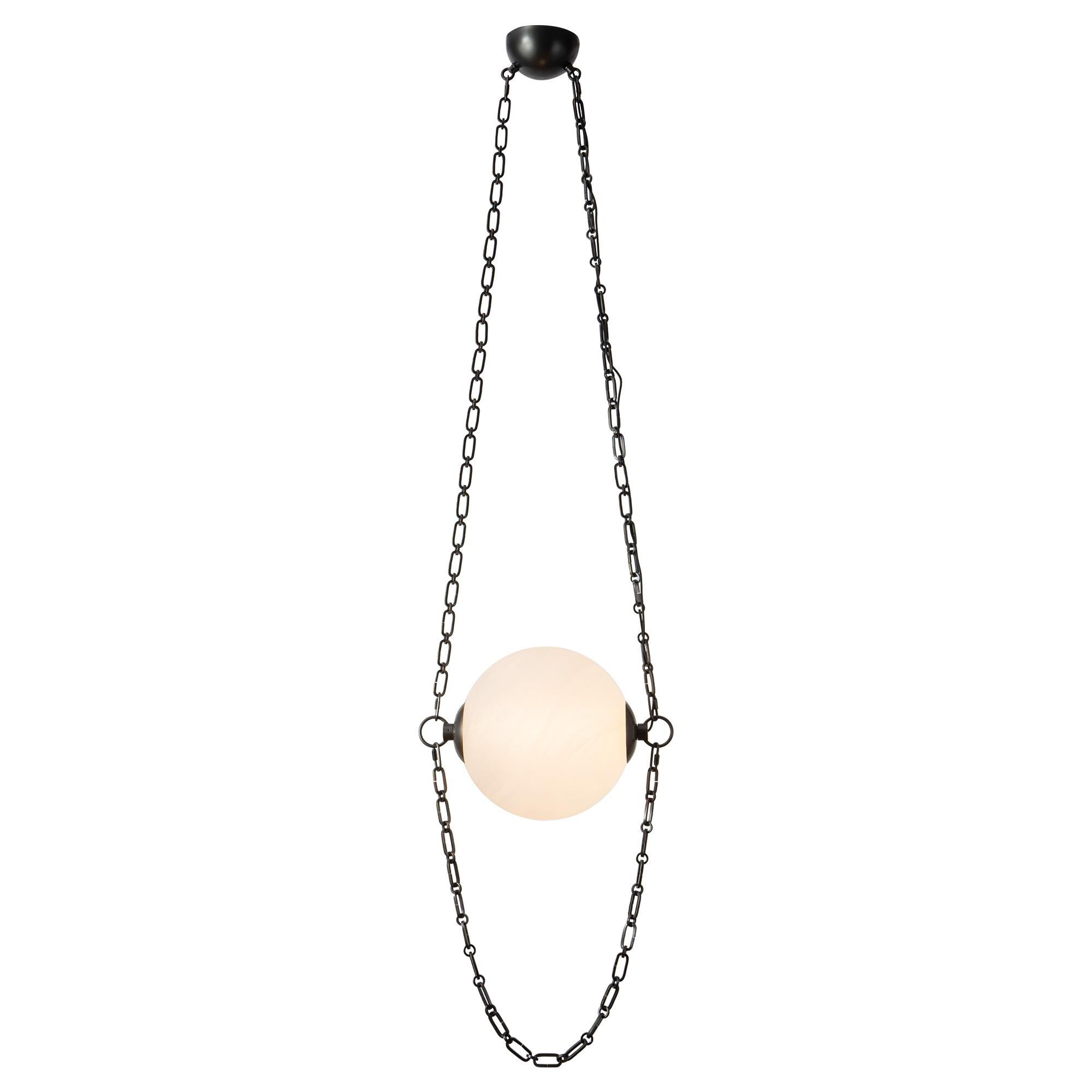 Shown in Urban Bronze finish and Cloud glass