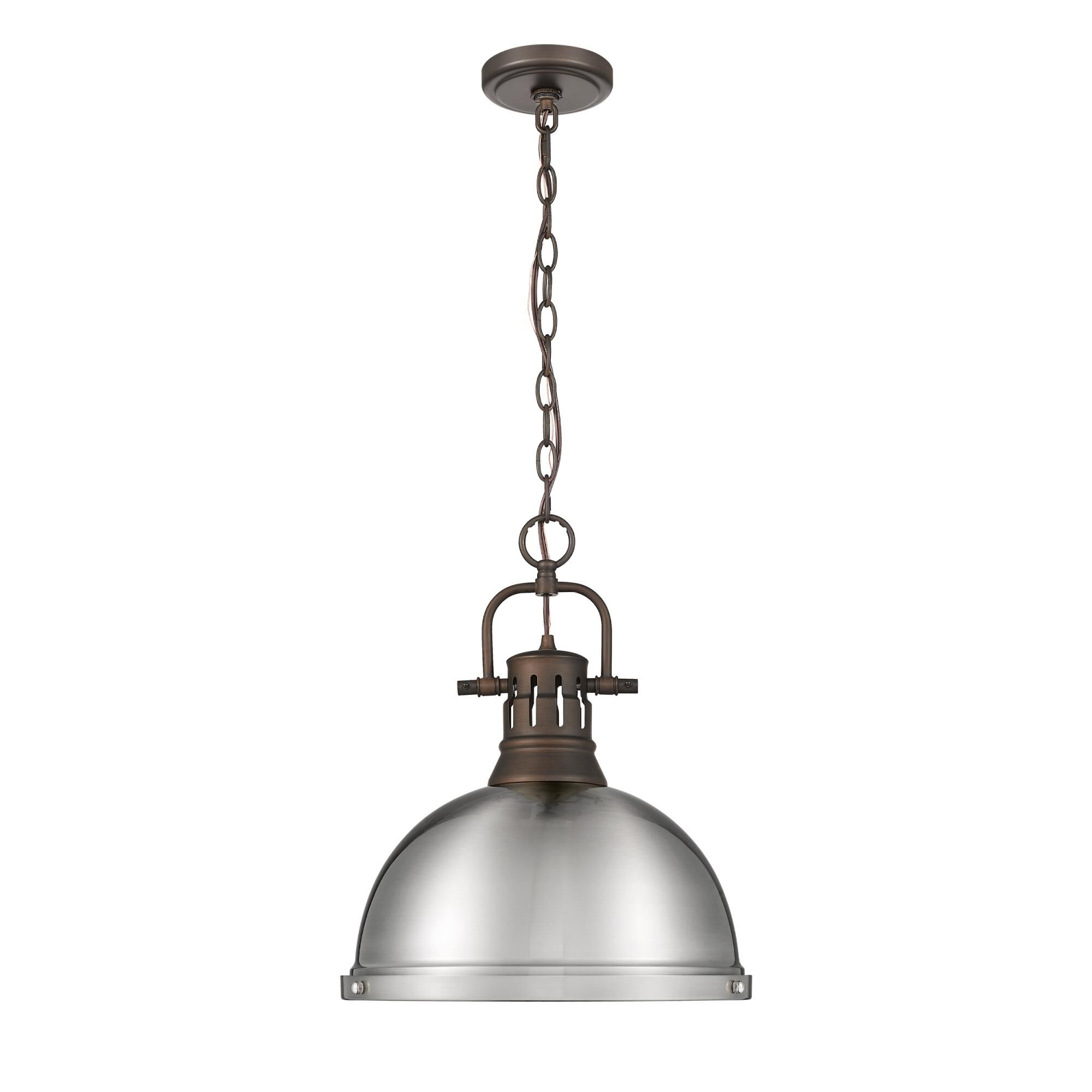 Duncan 14 Inch Large Pendant by Golden Lighting