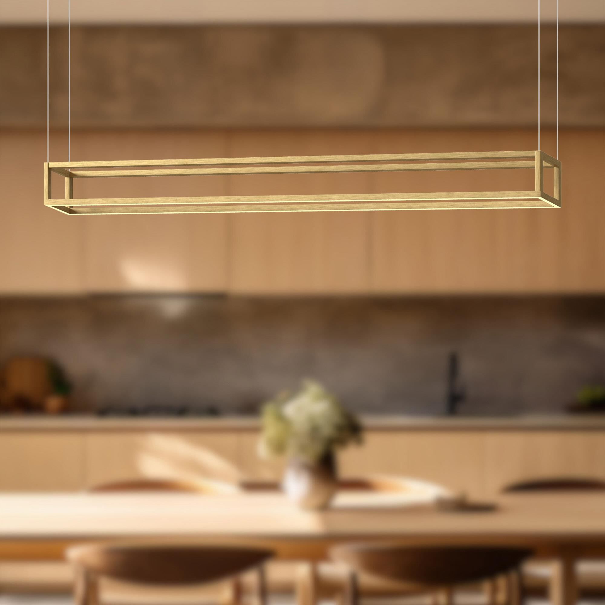 Plaza 59 Inch Linear Suspension Light Kuzco Lighting