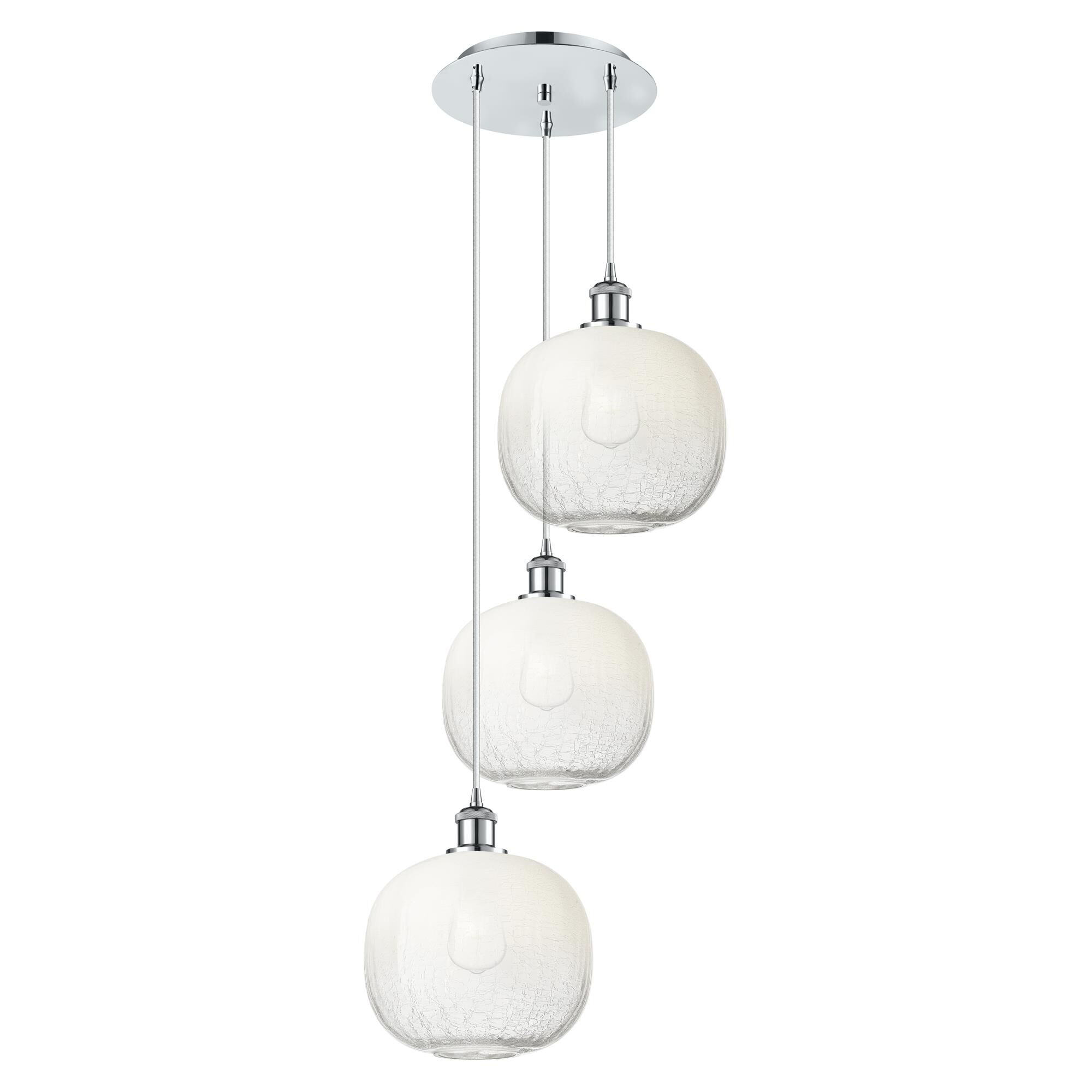 Shown in Polished Chrome finish and Opal glass