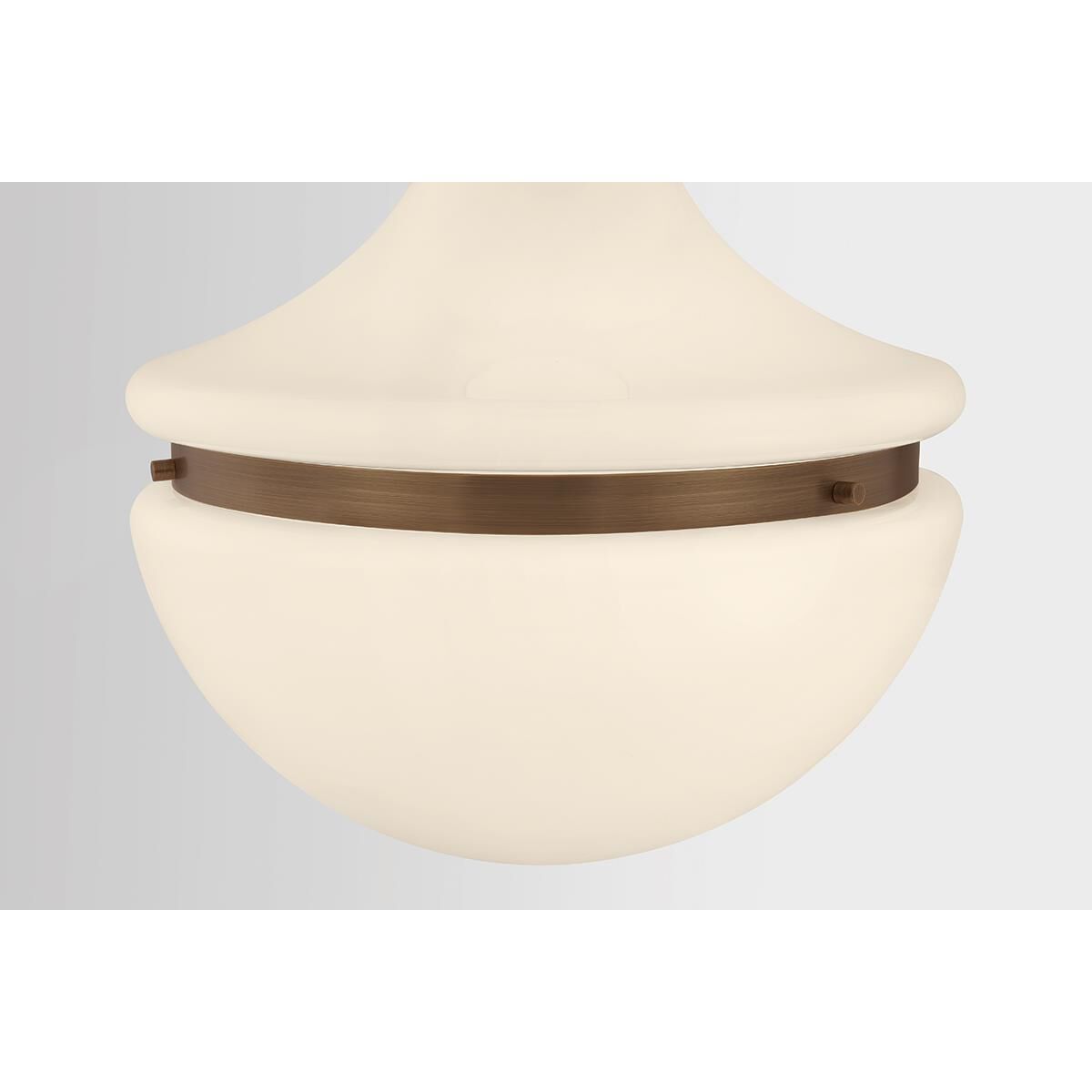 Shown in Historic Bronze finish and Opal Glossy glass