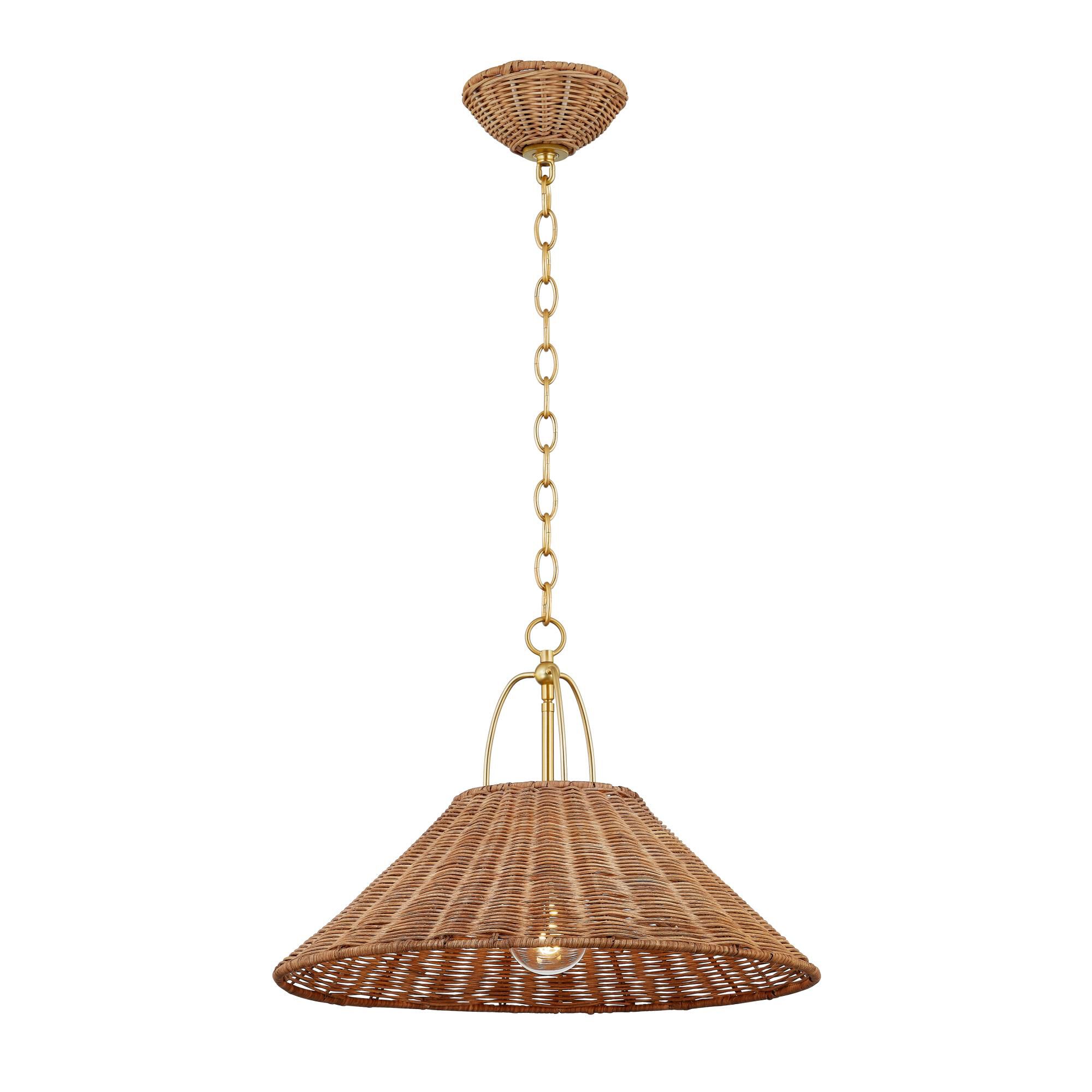 Shown in Aged Brass finish