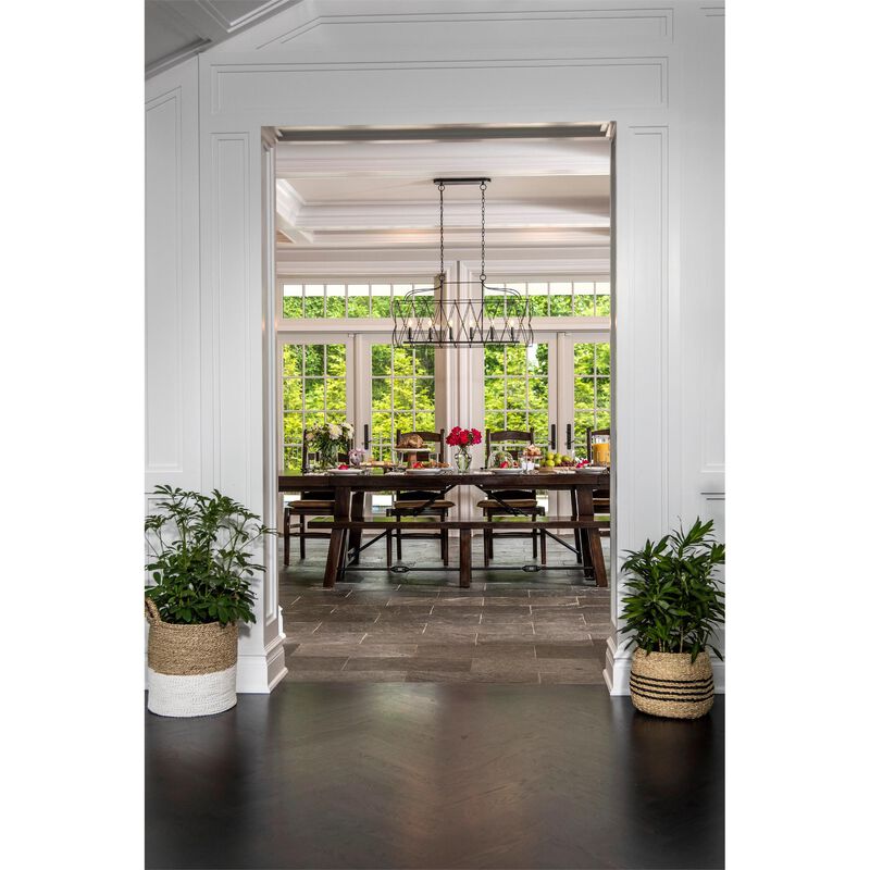 Zucca Medium Linear Chandelier by Crystorama