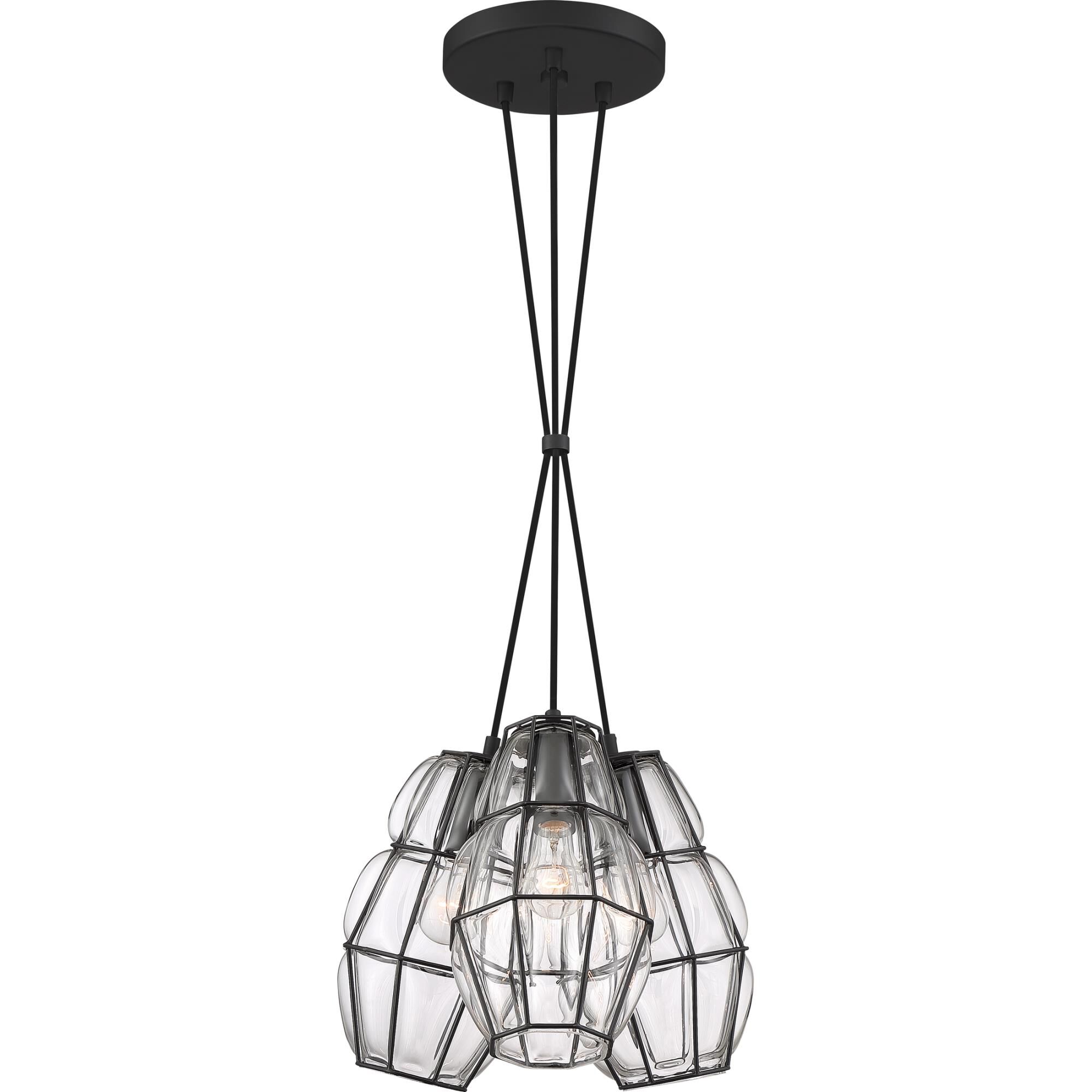 17 Inch 3 Light Multi Light Pendant by Quoizel