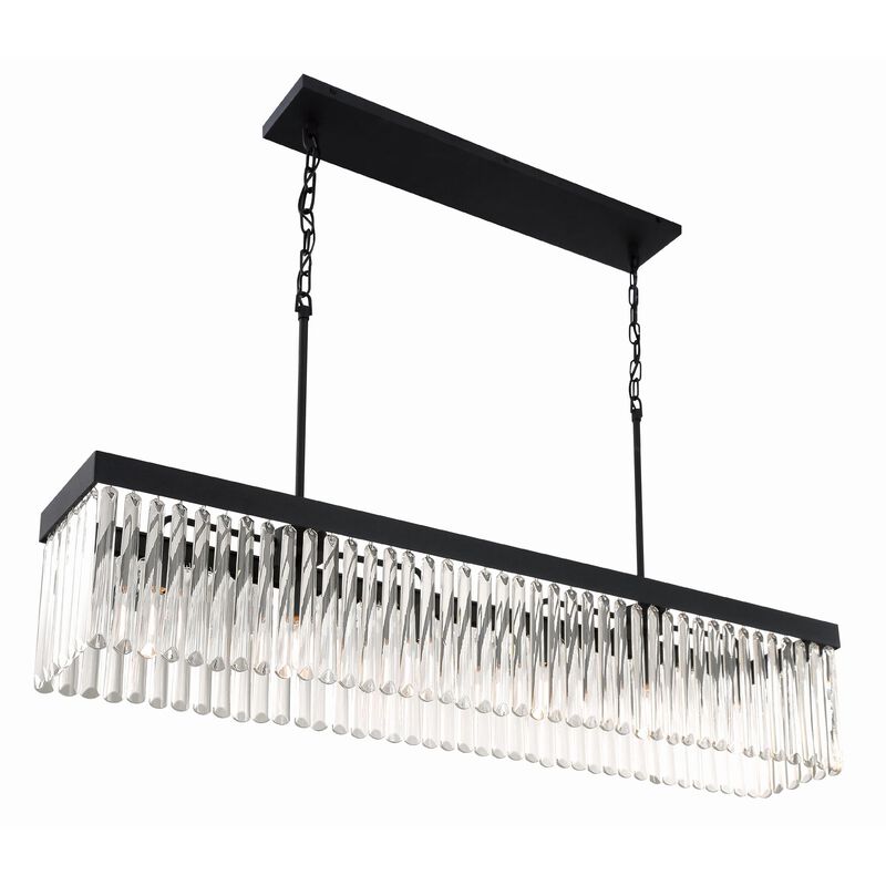 Emory Medium Linear Chandelier by Crystorama