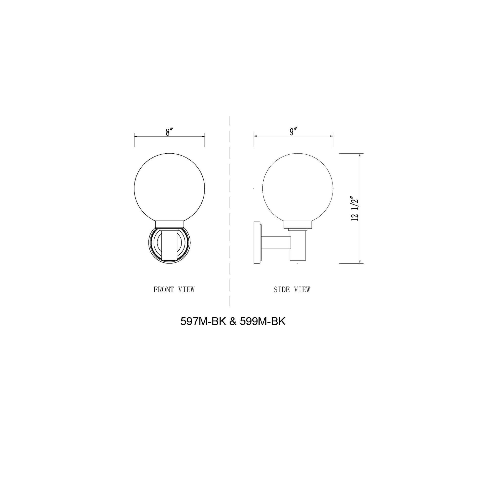 Z-Lite Laurent 12 Inch Tall Outdoor Wall Light