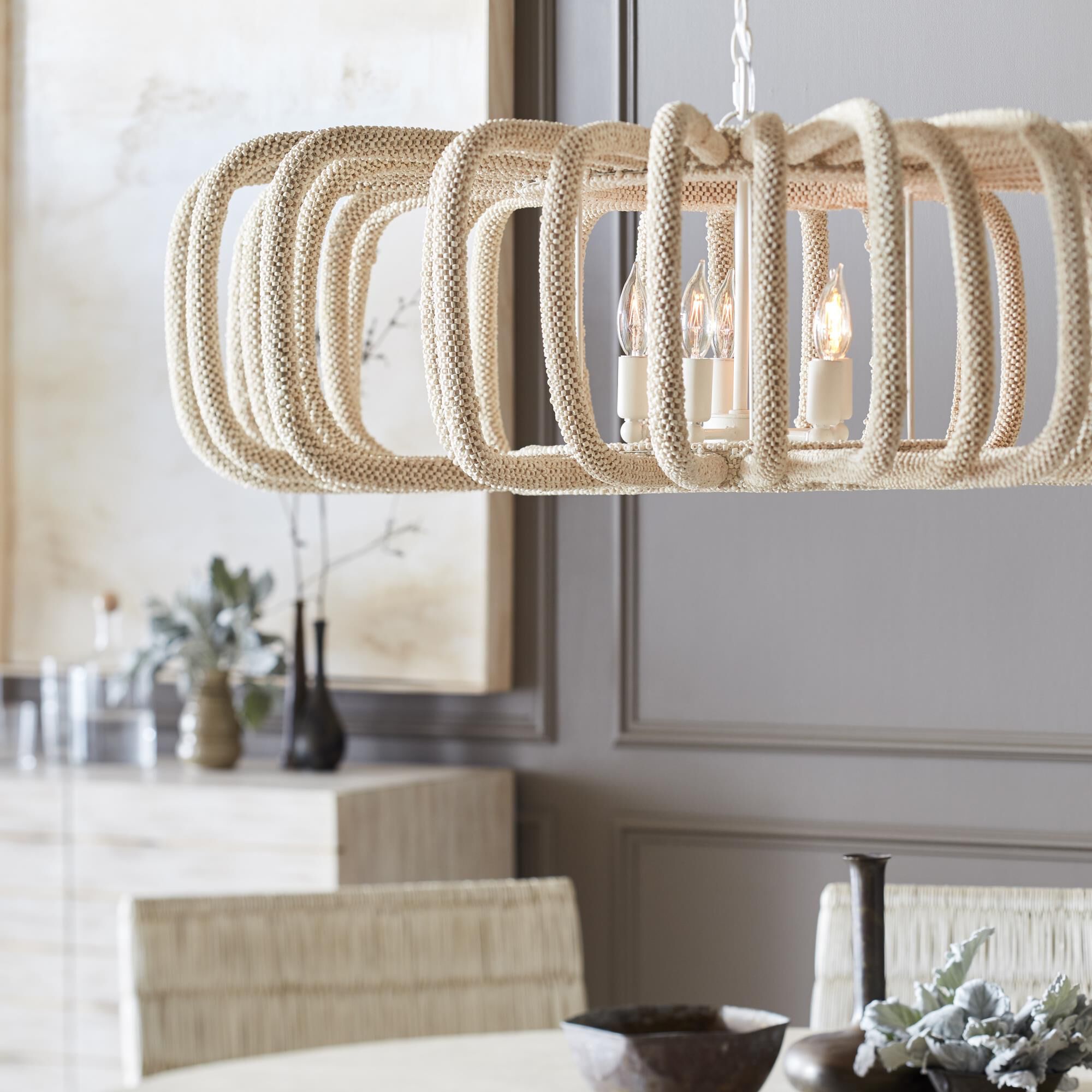 Corey 40 Inch Chandelier by Palecek