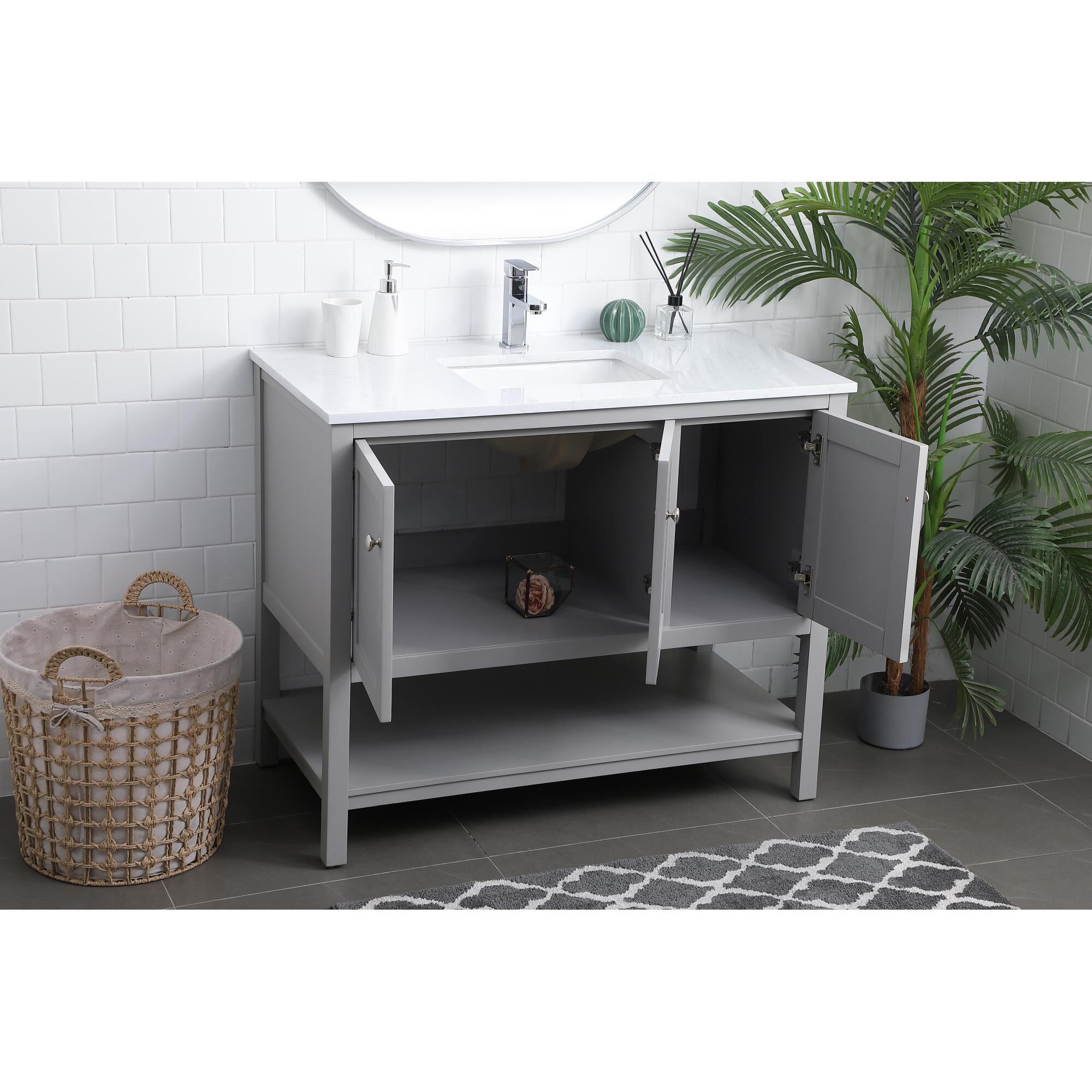 Heath 42 Inch Bath Vanity by Elegant Decor