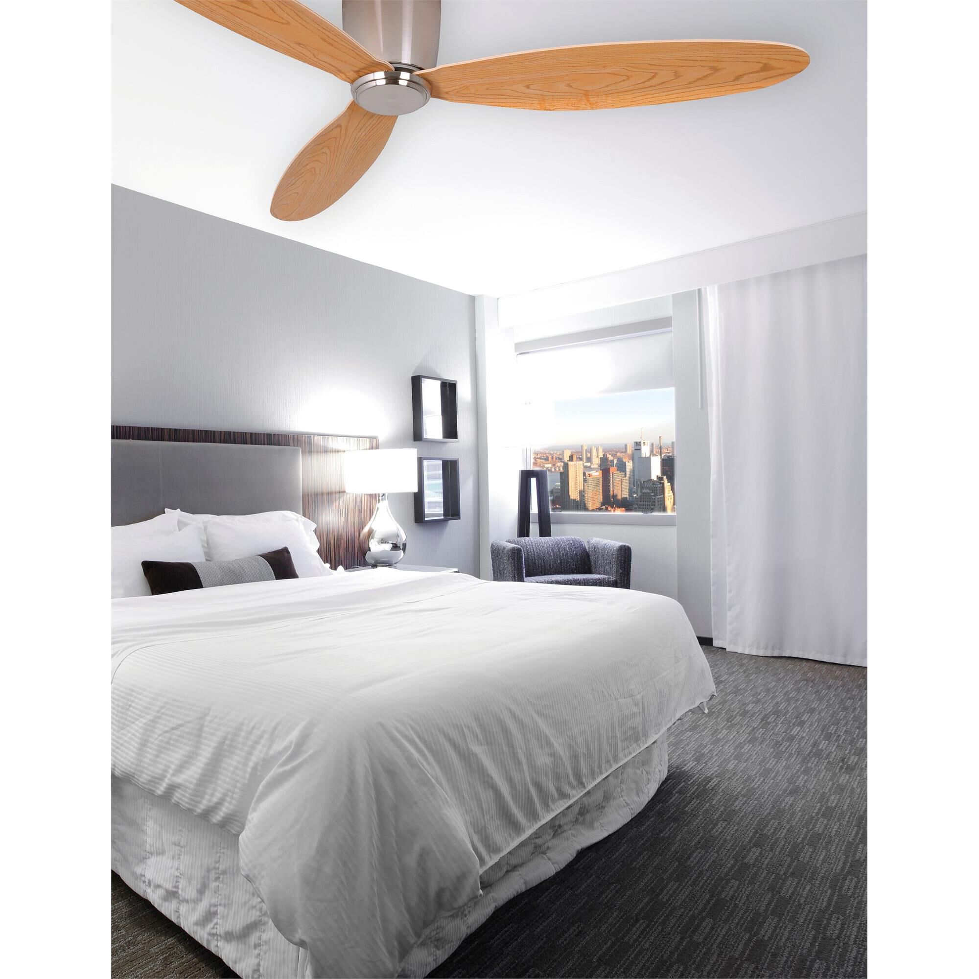 Shown in Brushed Chrome finish