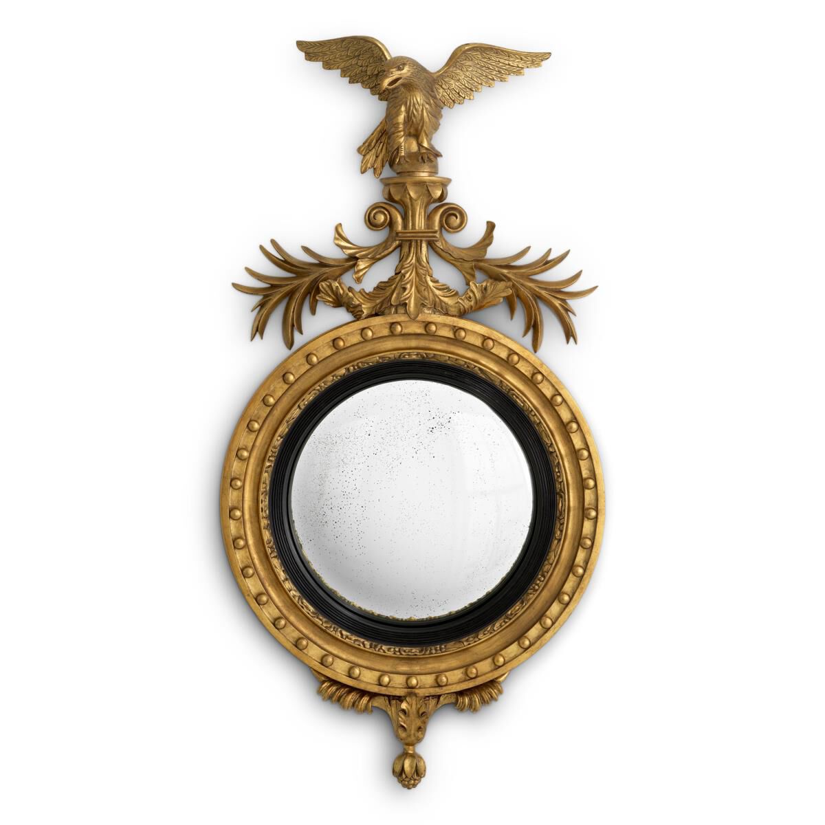 Shown in Antique Gold, Antique Mirror Glass finish