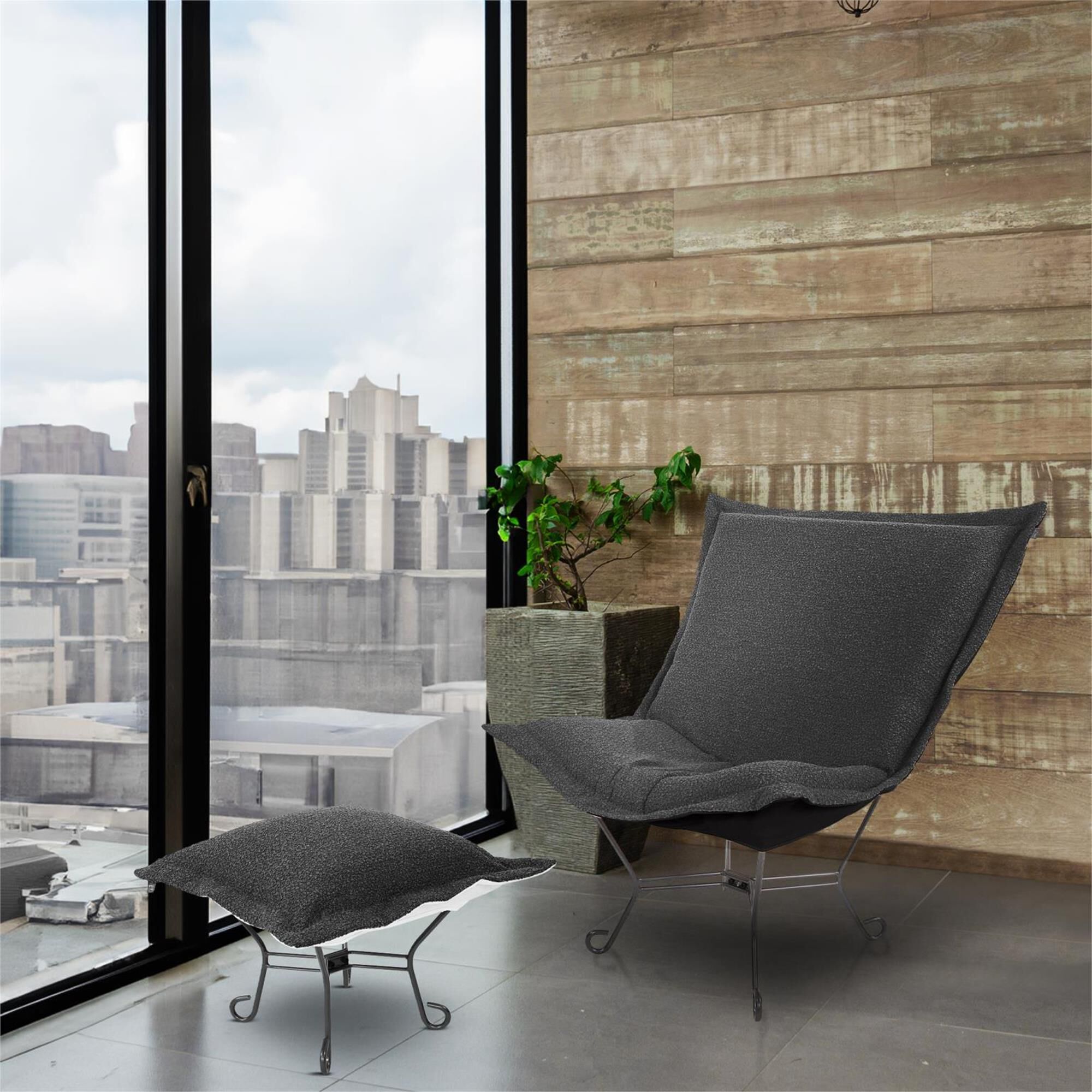 The Barbet Puff Accent Chair,