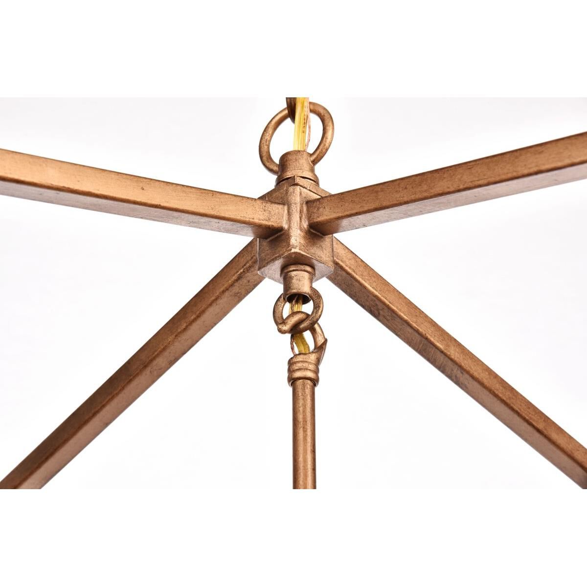 Amelia 17 Inch 6 Light Mini Chandelier by Elegant Lighting