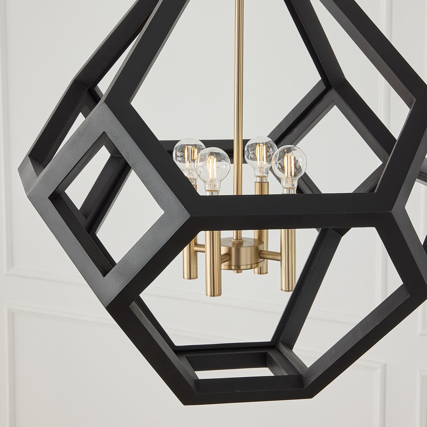 Geo 24 Inch Cage Pendant by Capital Lighting