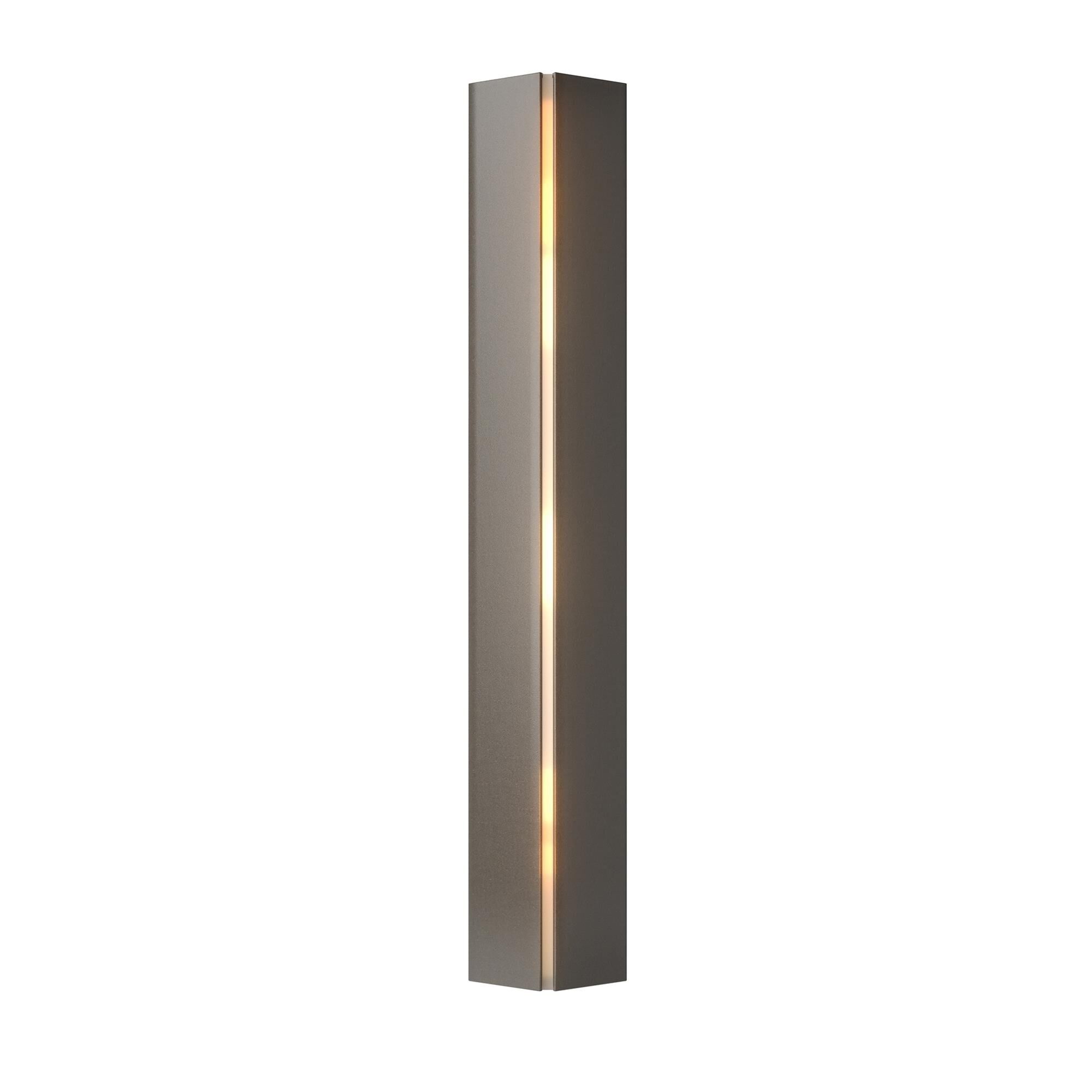 Shown in Dark Smoke finish and Ivory Art  glass