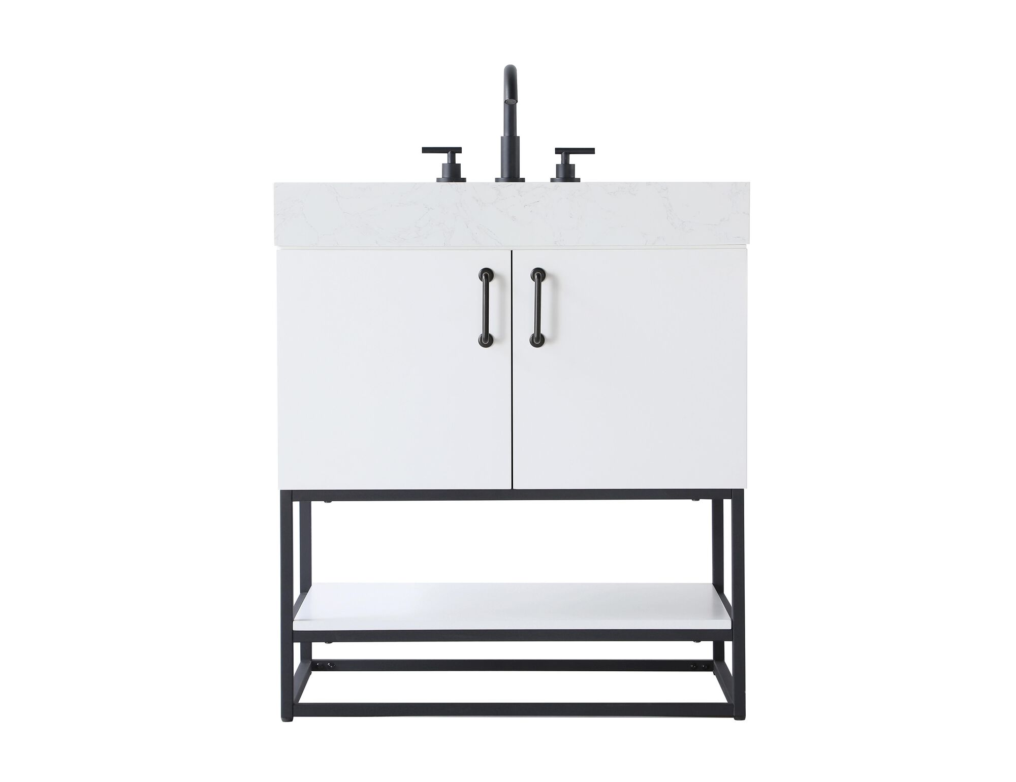 Shown in White finish