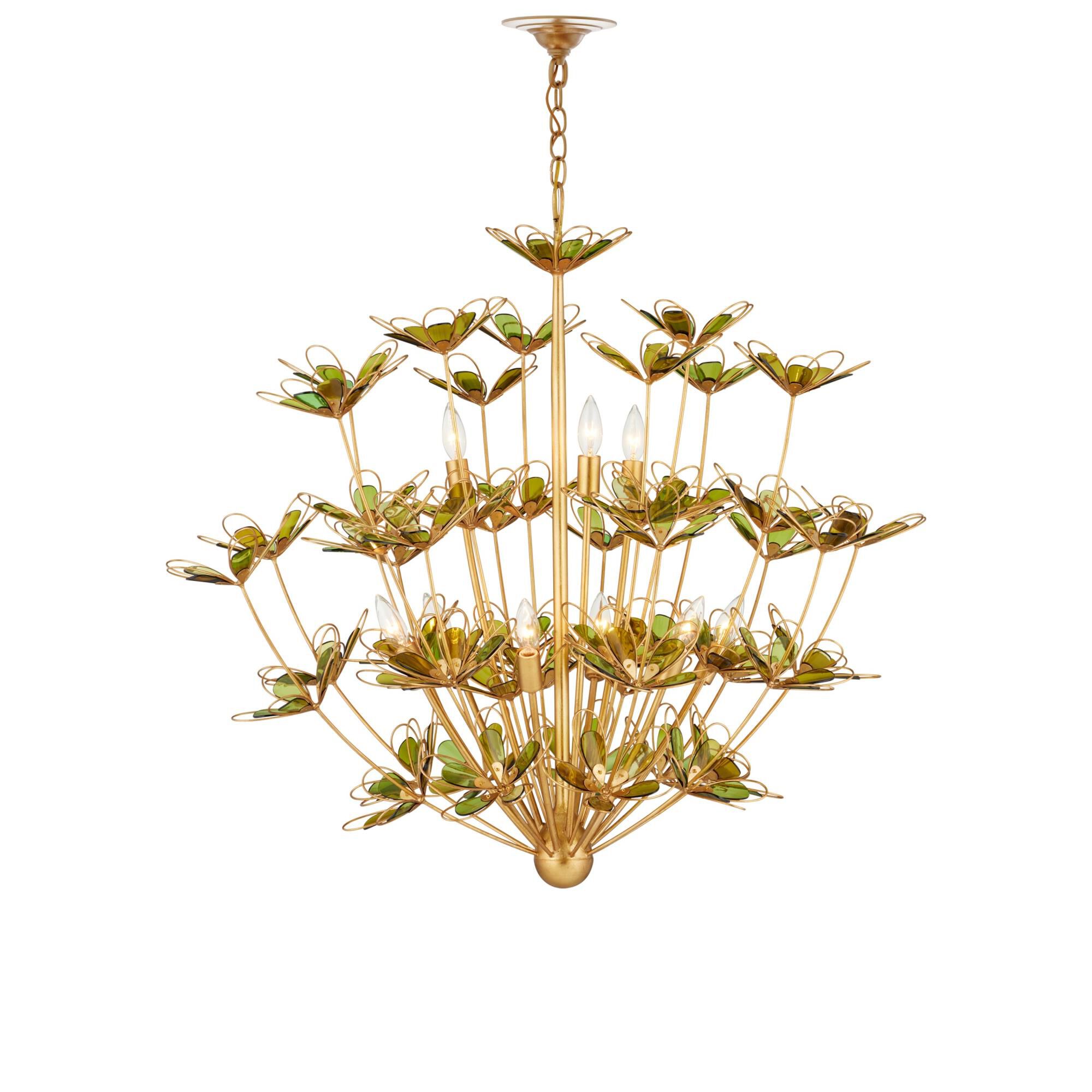 Midsummer 39 Inch Chandelier by Currey and Company