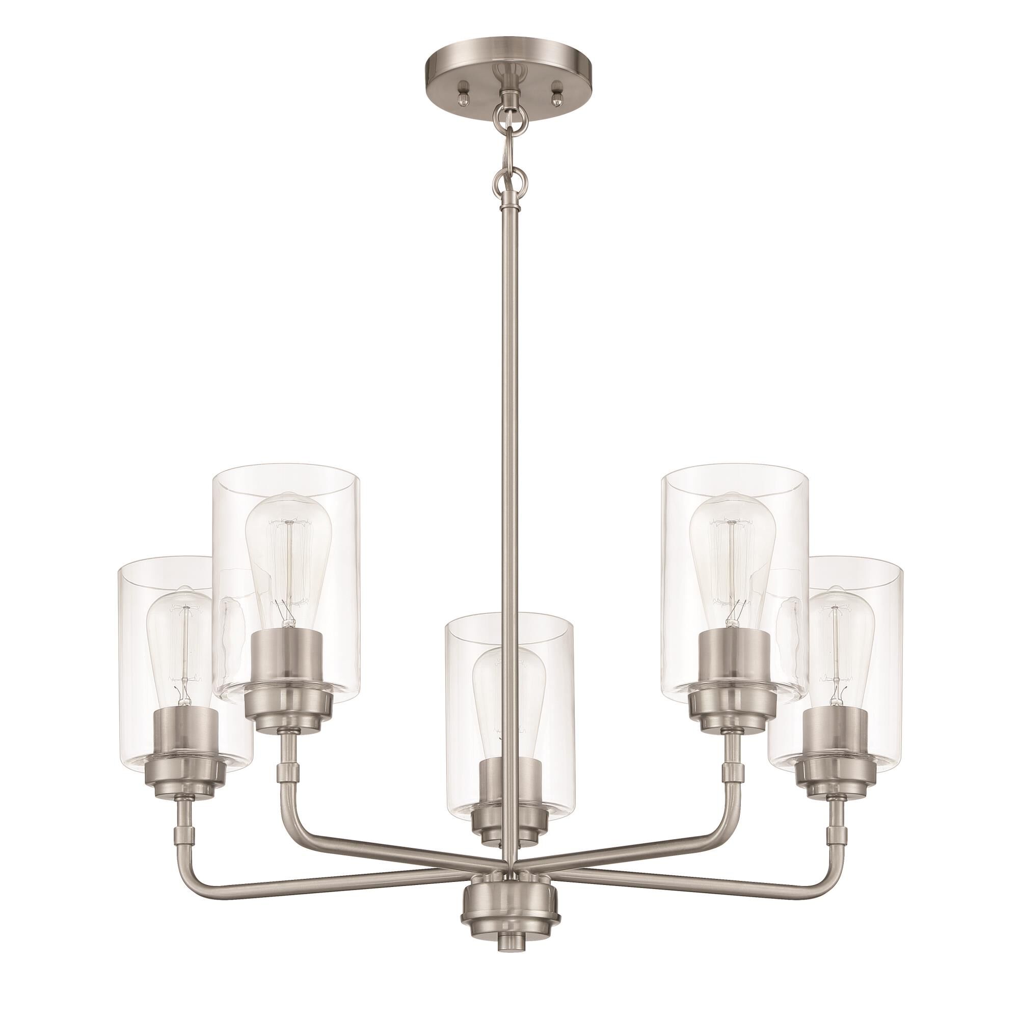 Stowe 23 Inch 5 Light Chandelier by Craftmade
