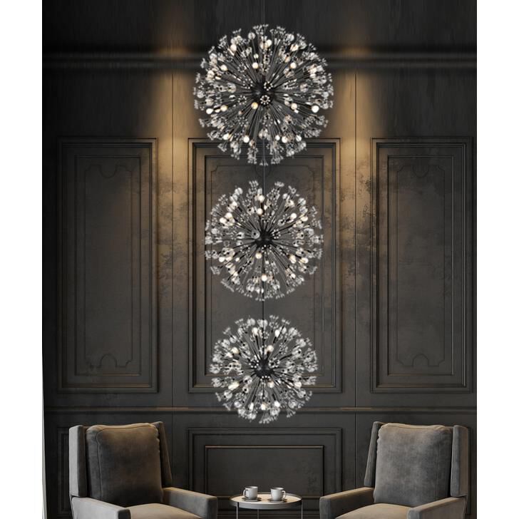 Shown in Black finish and Royal Cut crystal