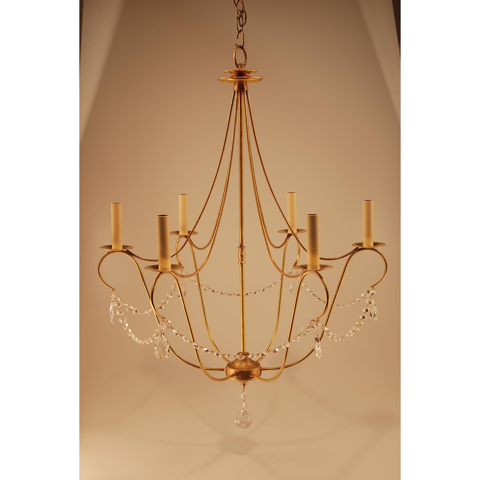 25 Inch 6 Light Chandelier by Northeast Lantern