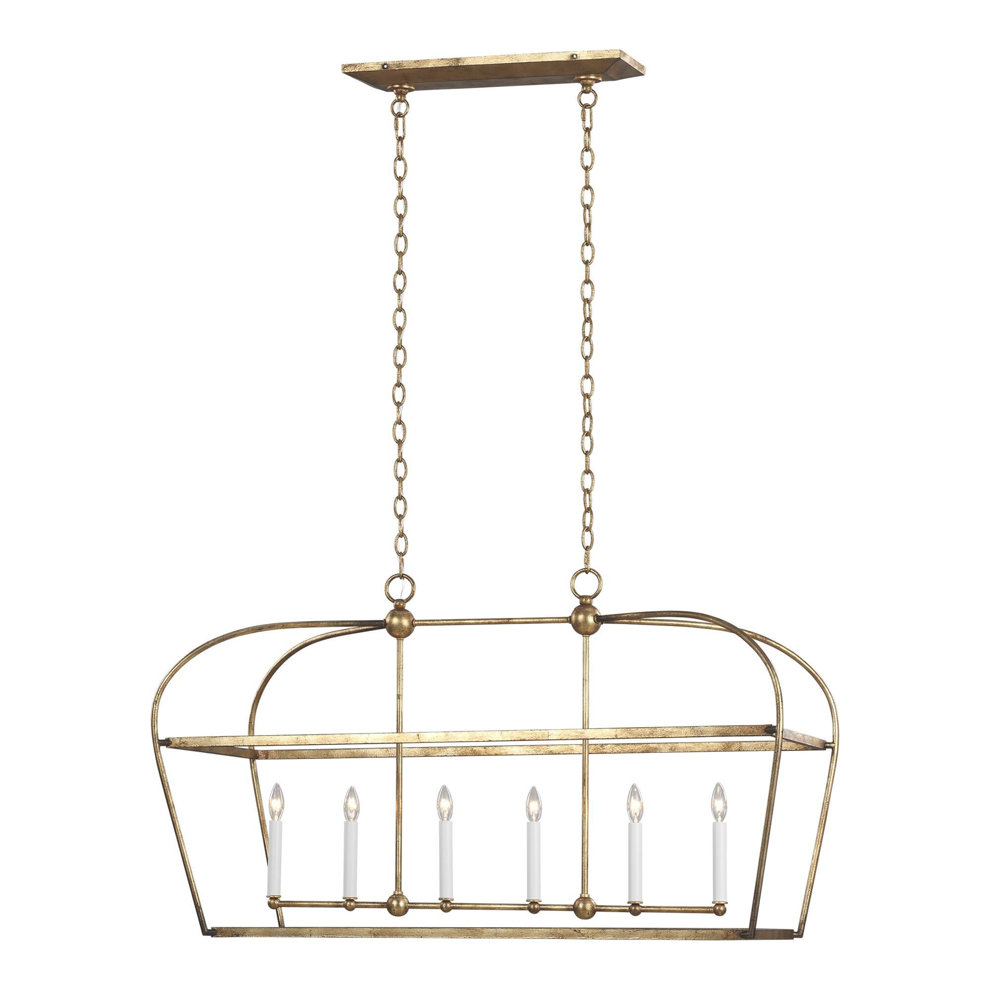 Chapman & Myers Stonington Medium Linear Chandelier,