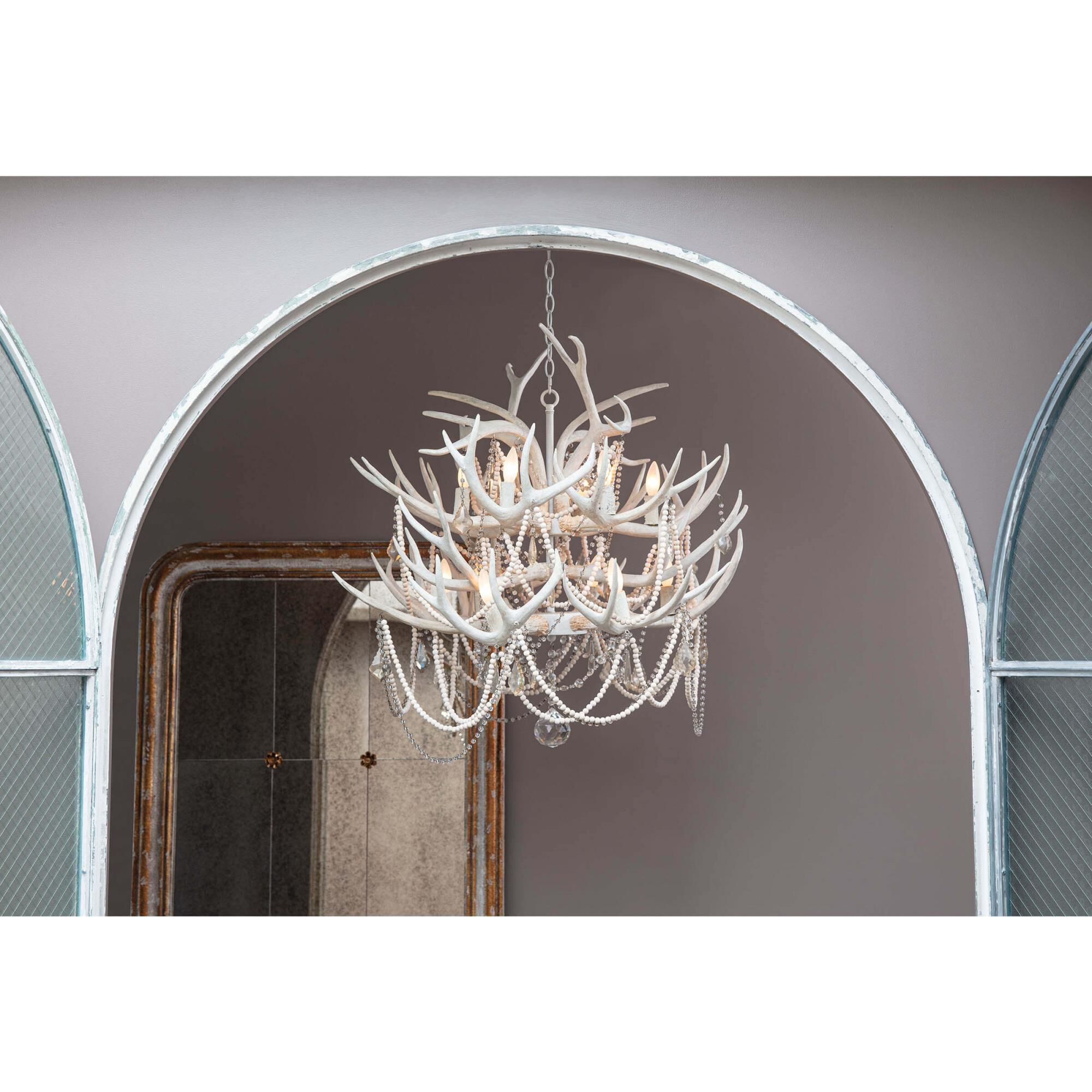 Cheyanne Antler 33 Inch Chandelier by Regina Andrew