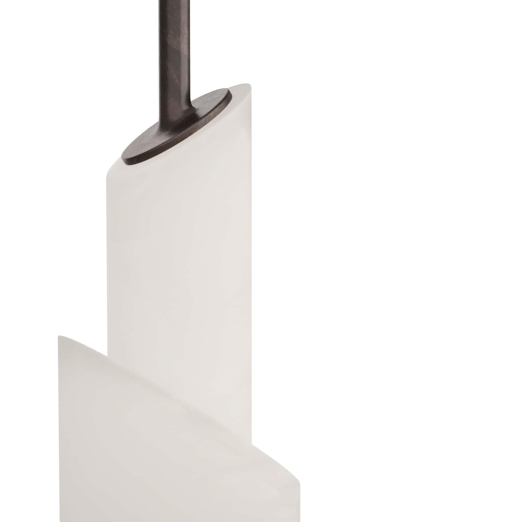 Shown in English Bronze finish and Cotton shade