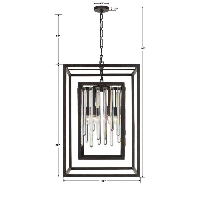 Hollis Small Chandelier by Crystorama