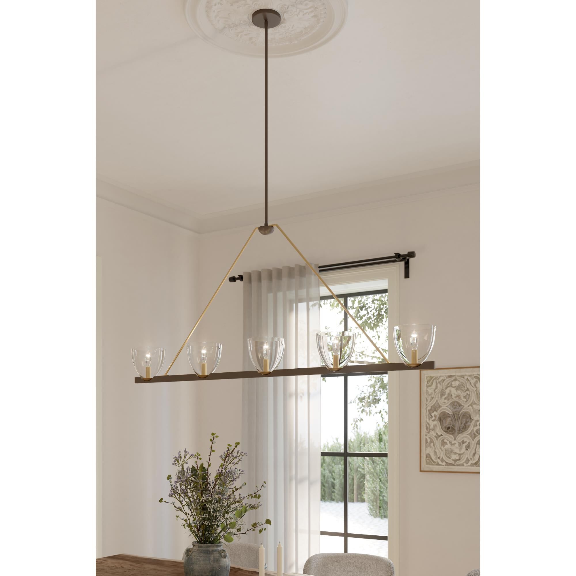 Noellea 61 Inch Linear Suspension Light by Minka Lavery