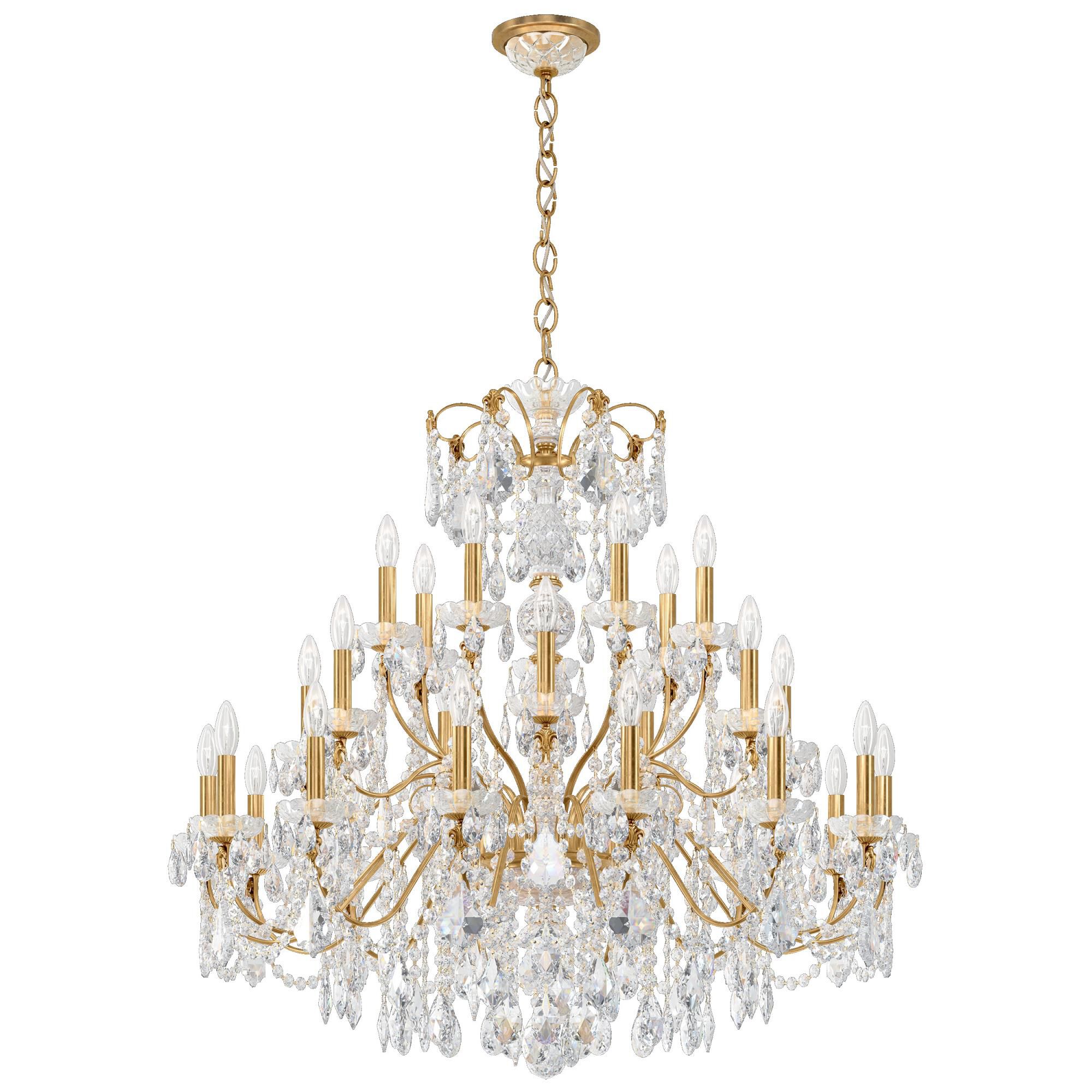 Century 42 Inch 28 Light Chandelier by Schonbek